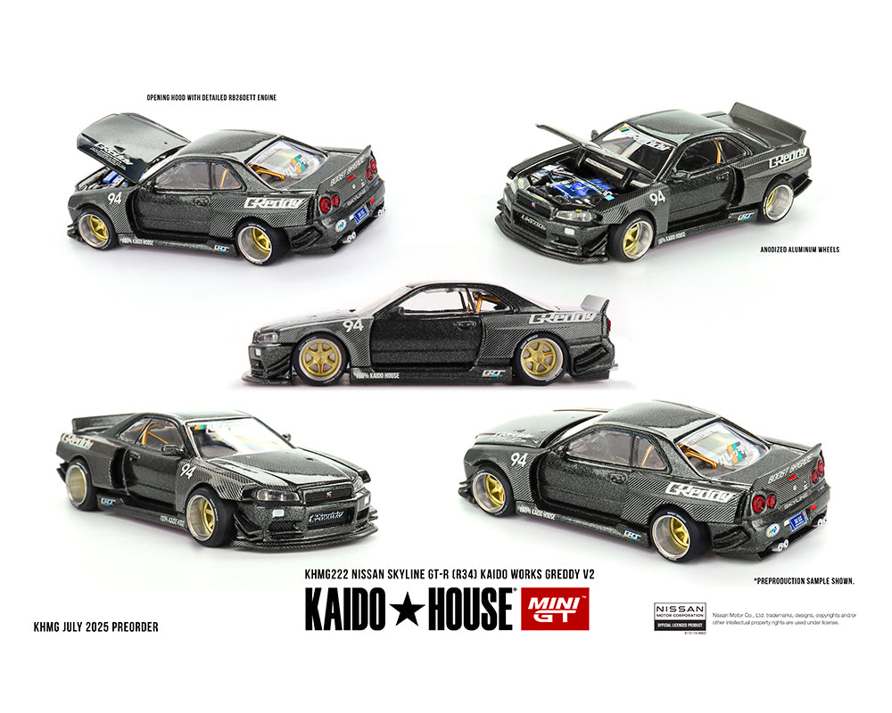 Kaido House Nissan Skyline GTR R34 Kaido Works V2
