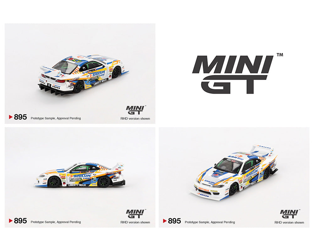 Mini GT Nissan LB-Super Silhouette S15 SILVIA #555 2023 Formula Drift Japan