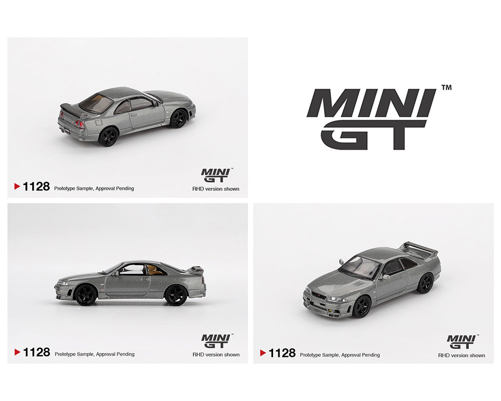 Mini GT NISSAN Skyline GT-R Dark Metal Gray (NISMO R33 CRS Version) – Limited Edition