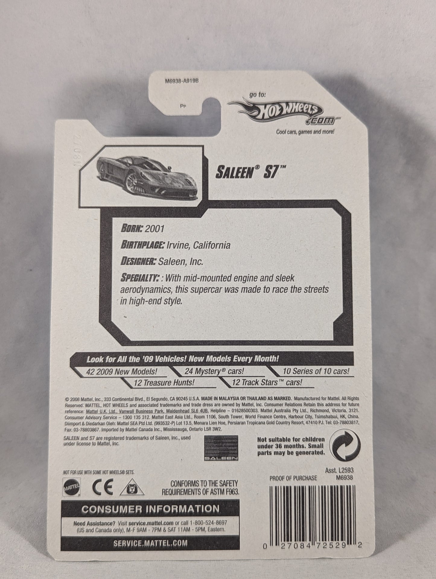 Saleen S7 , 2008 All Stars Factory Sealed