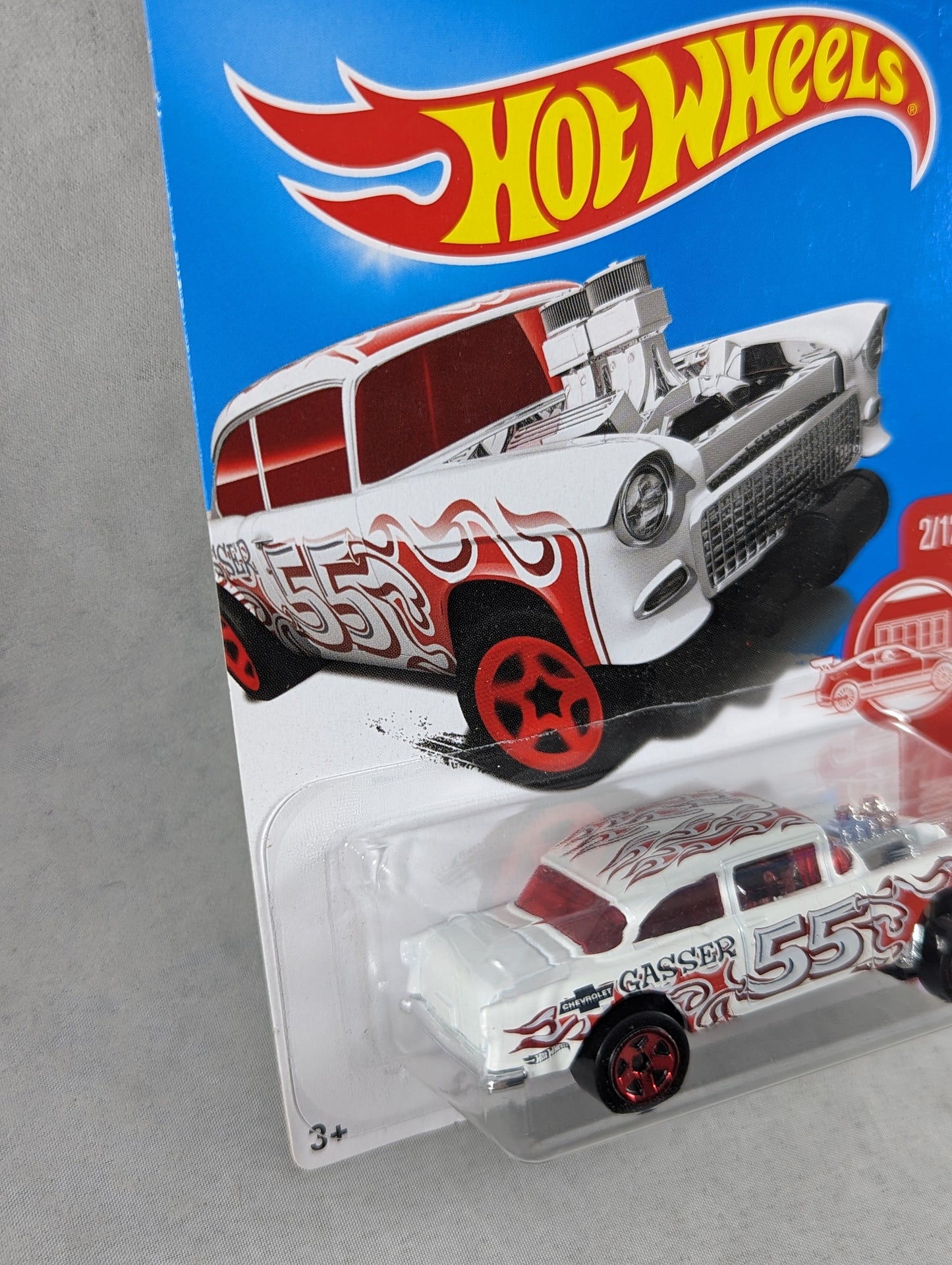 Hot Wheels '55 Chevy Bel Air Gasser Red Edition