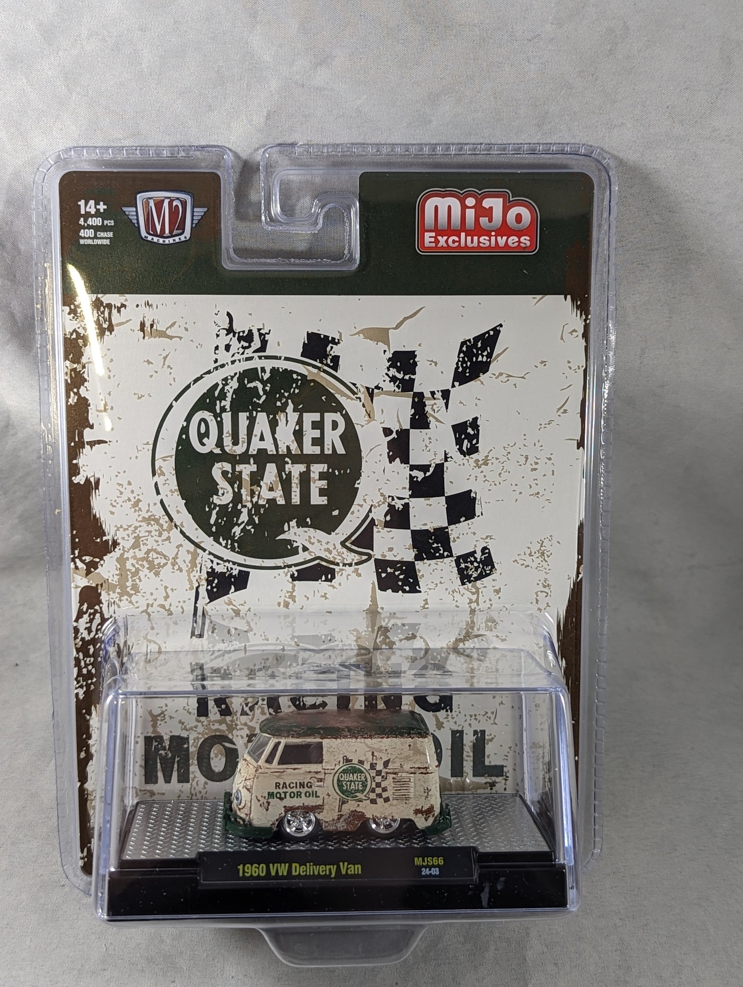 M2 Machines 1960 Volkswagen Delivery Van, QUAKER STATE, Weathered