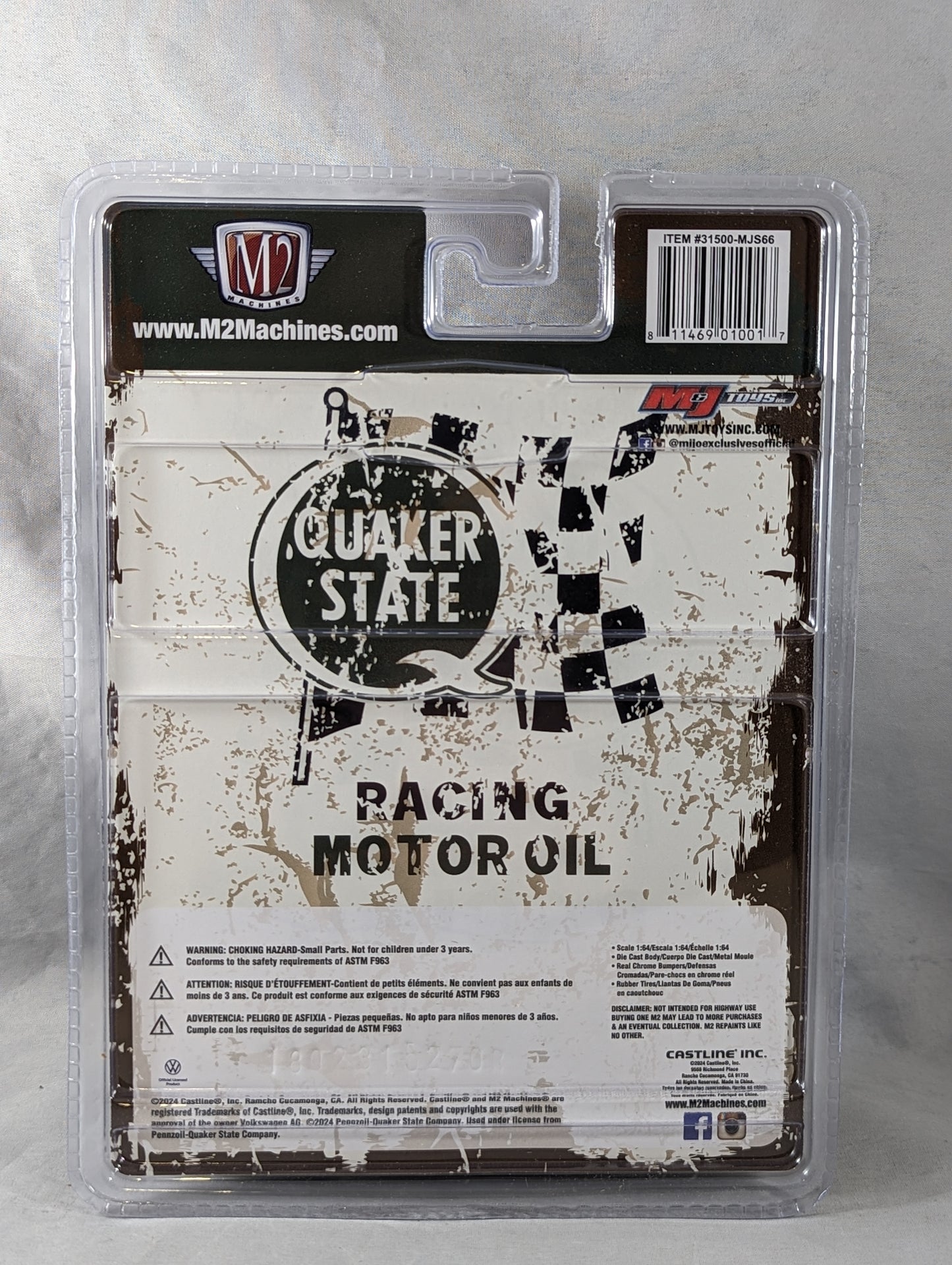 M2 Machines 1960 Volkswagen Delivery Van, QUAKER STATE, Weathered