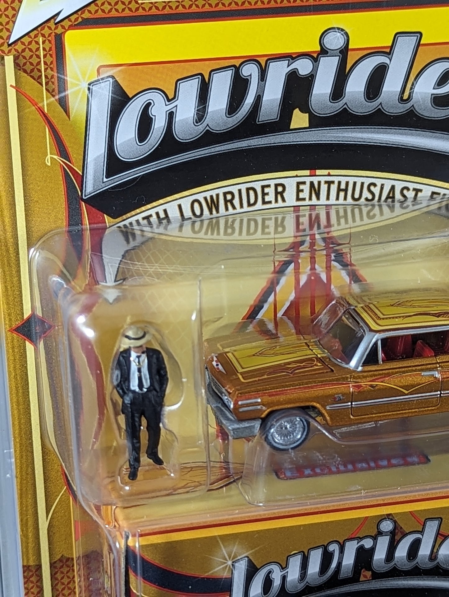 Johnny Lightning Lowriders 1963 Chevrolet Impala with Figure