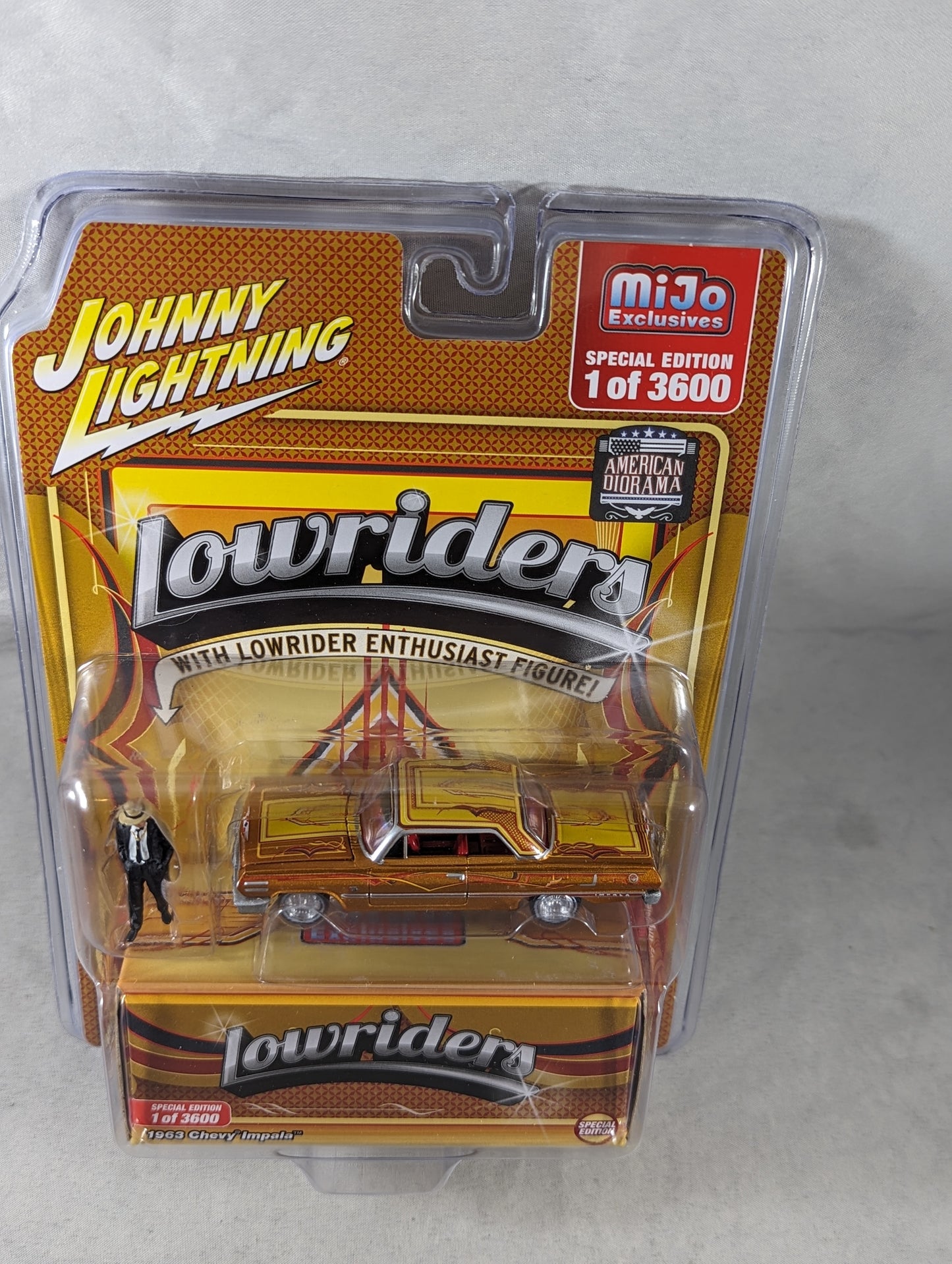 Johnny Lightning Lowriders 1963 Chevrolet Impala with Figure