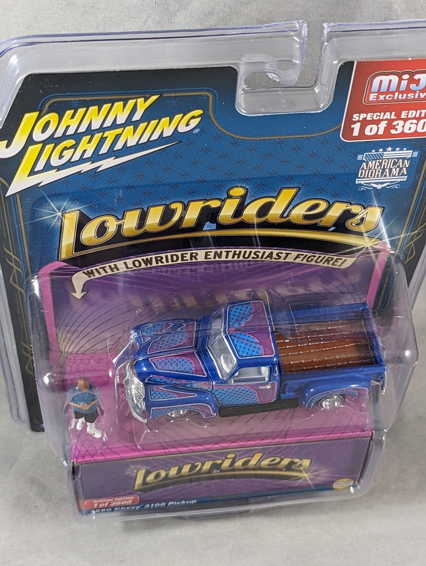 Johnny Lightning Lowriders 1950 Chevrolet Pickup with Figure