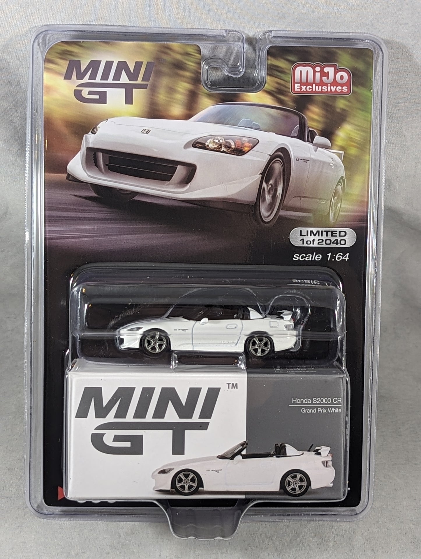 Mini GT Honda S2000 CR Grand Prix White
