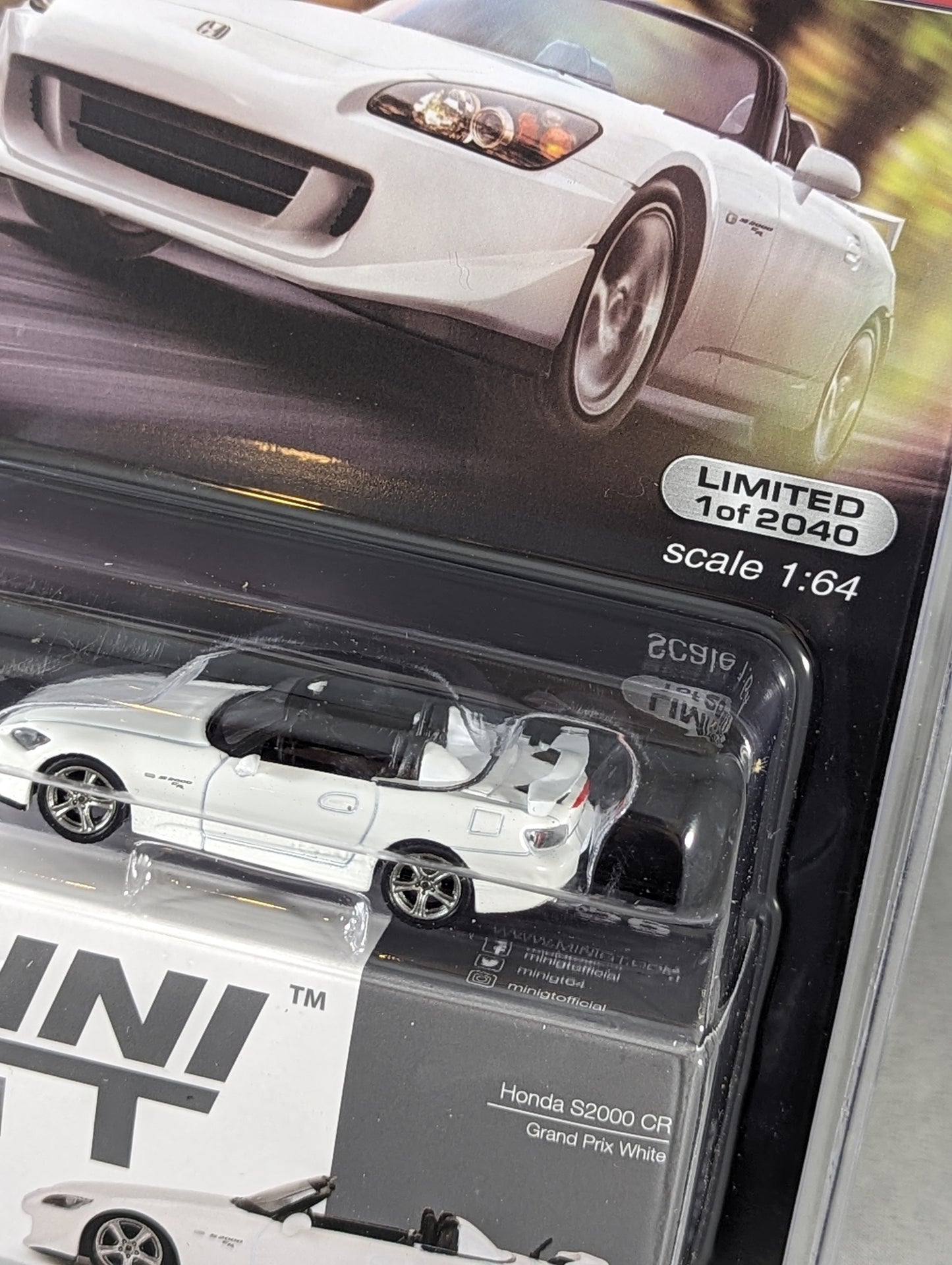 Mini GT Honda S2000 CR Grand Prix White