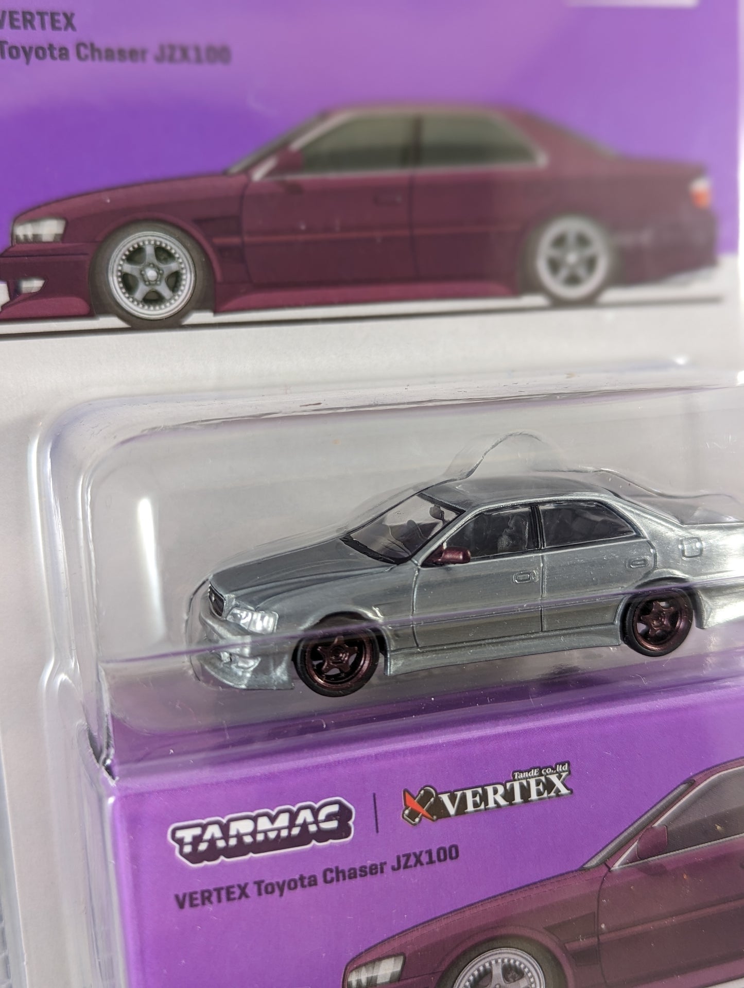 Tarmac Works Vertex Toyota Chaser JZX100 Raw Chase
