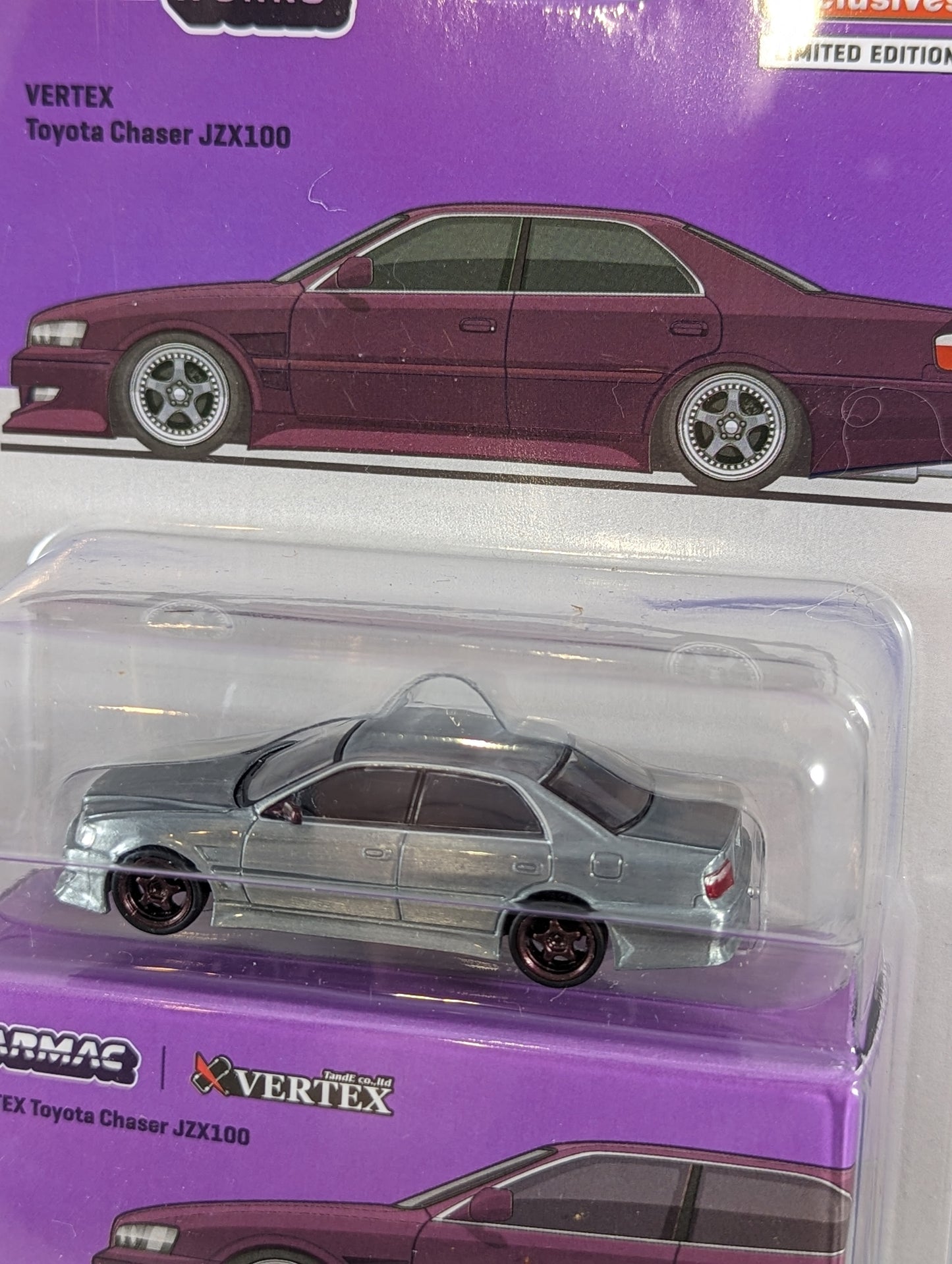 Tarmac Works Vertex Toyota Chaser JZX100 Raw Chase
