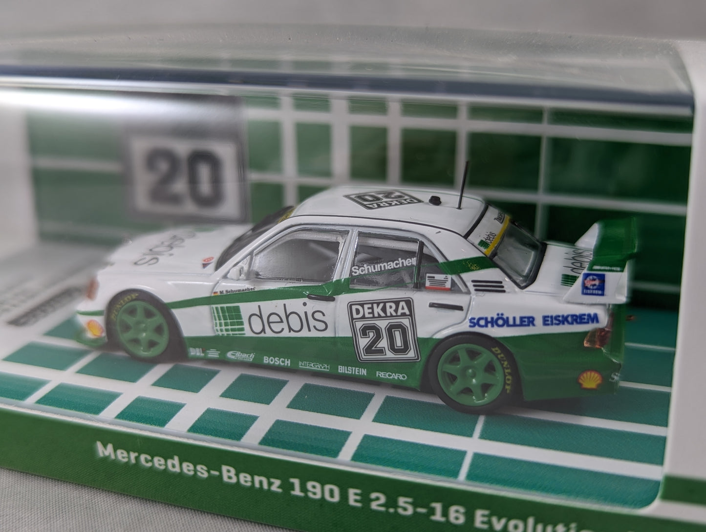 Tarmac Works Mercedes-Benz 190 E 2.5-16 Evolution II DTM 1991 Michael Schumacher