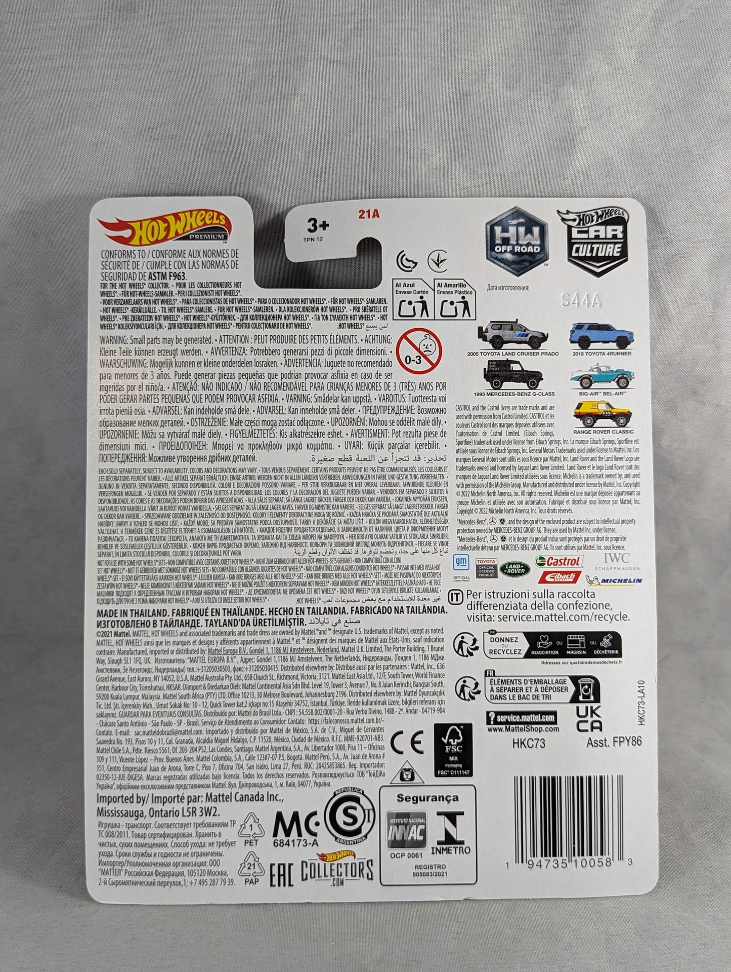 Hot Wheels 2018 Toyota 4Runner Off Road