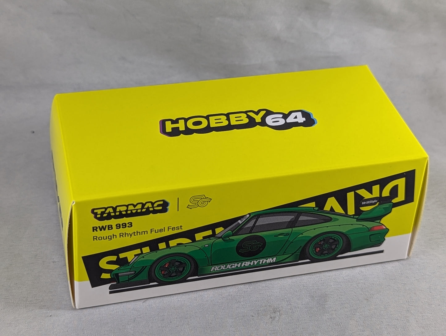 Tarmac Works RWB 993 Rough Rhythm Fuel Fest Student Driver Sealed