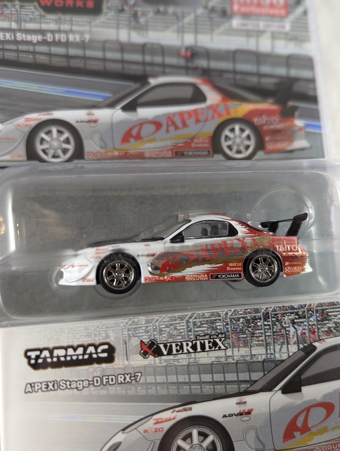Tarmac Works Vertex A'PEXI Stage-D FD Mazda RX7