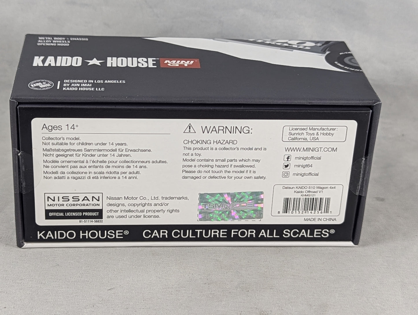 Mini GT Kaido House Datsun 510 Wagon 4x4 Sealed