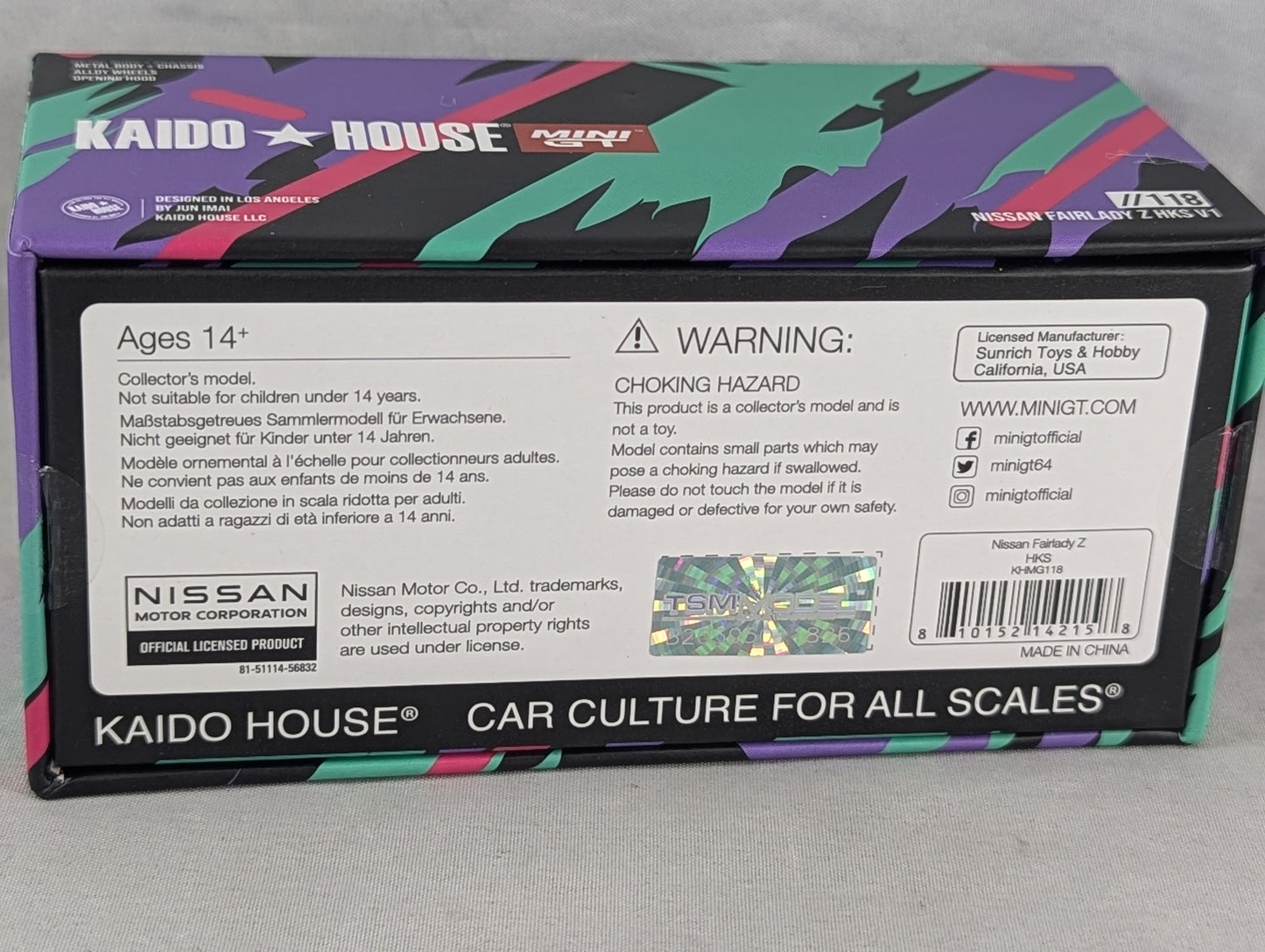 Mini GT Kaido House Nissan Fairlady Z HKS V1 Sealed