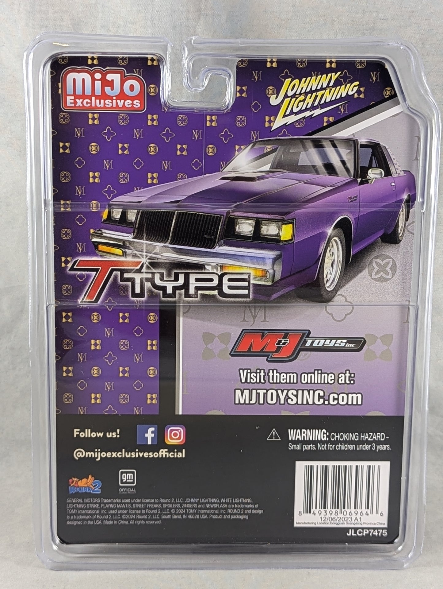 Johnny Lightning 1987 Buick Regal T Type Mijo Exclusive