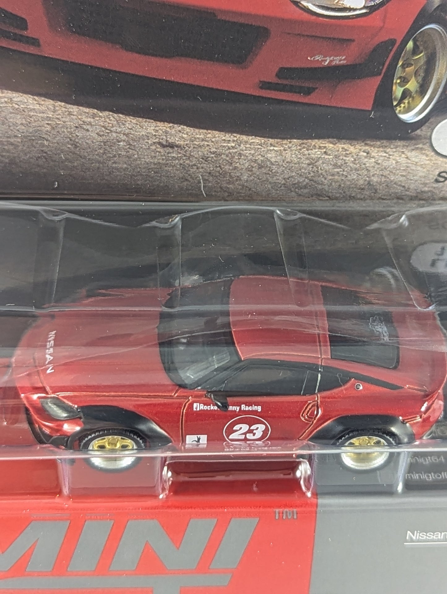 Mini GT Nissan Z Pandem Passion Red Mijo Exclusive