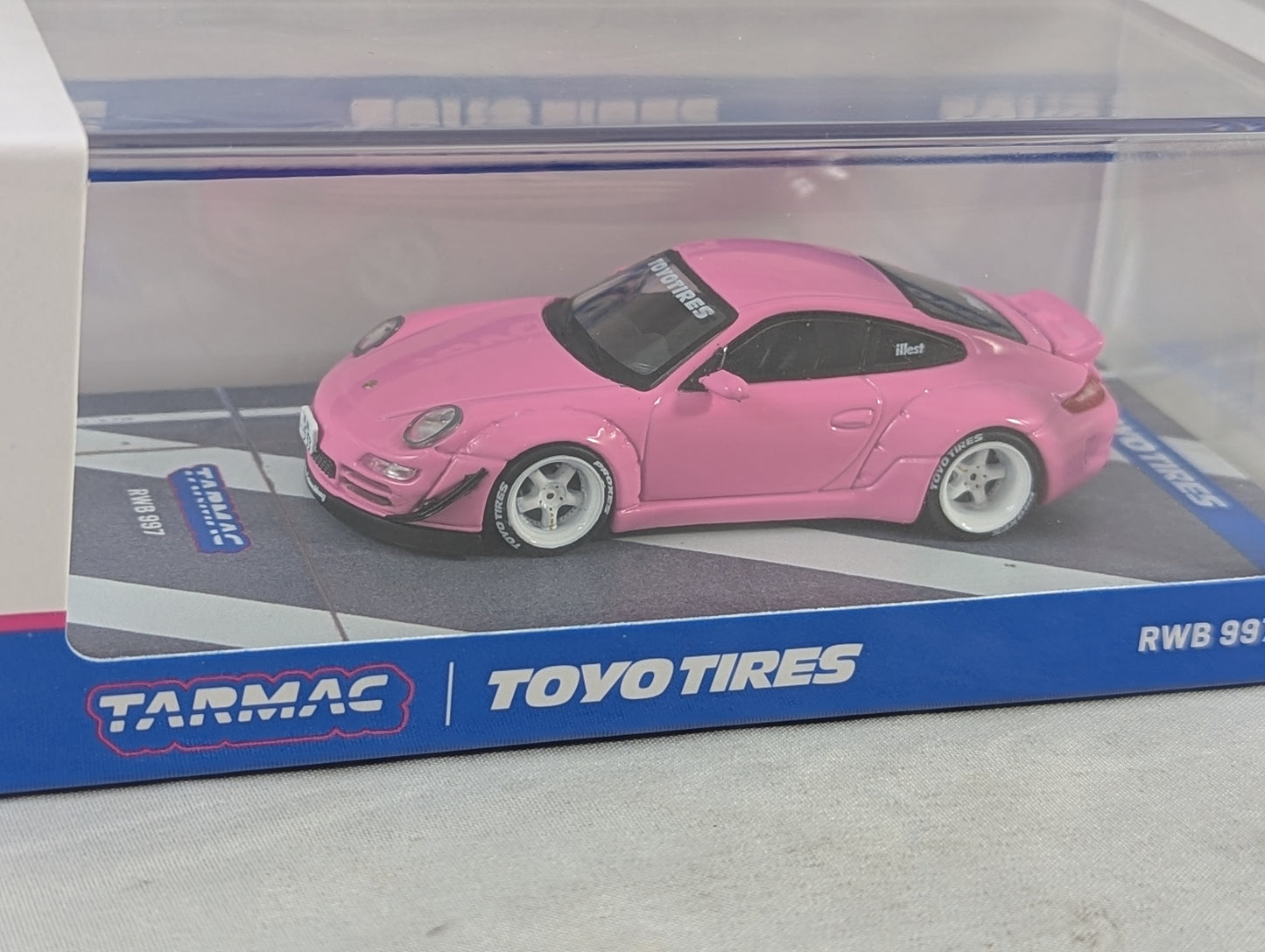 Tarmac Works Porsche RWB 997 Pink Toyo Tires