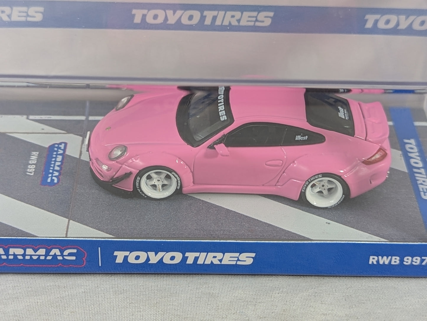 Tarmac Works Porsche RWB 997 Pink Toyo Tires