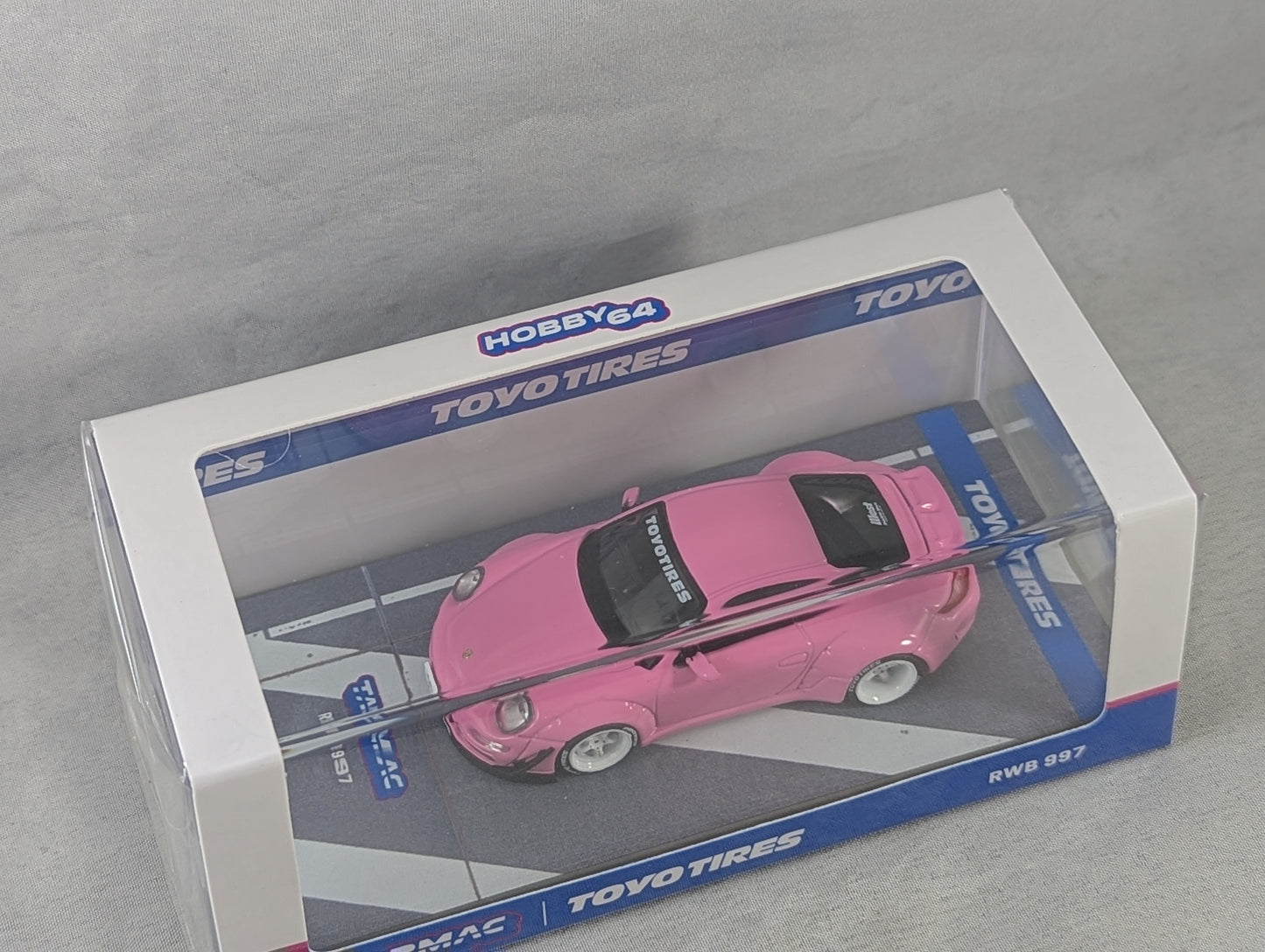 Tarmac Works Porsche RWB 997 Pink Toyo Tires
