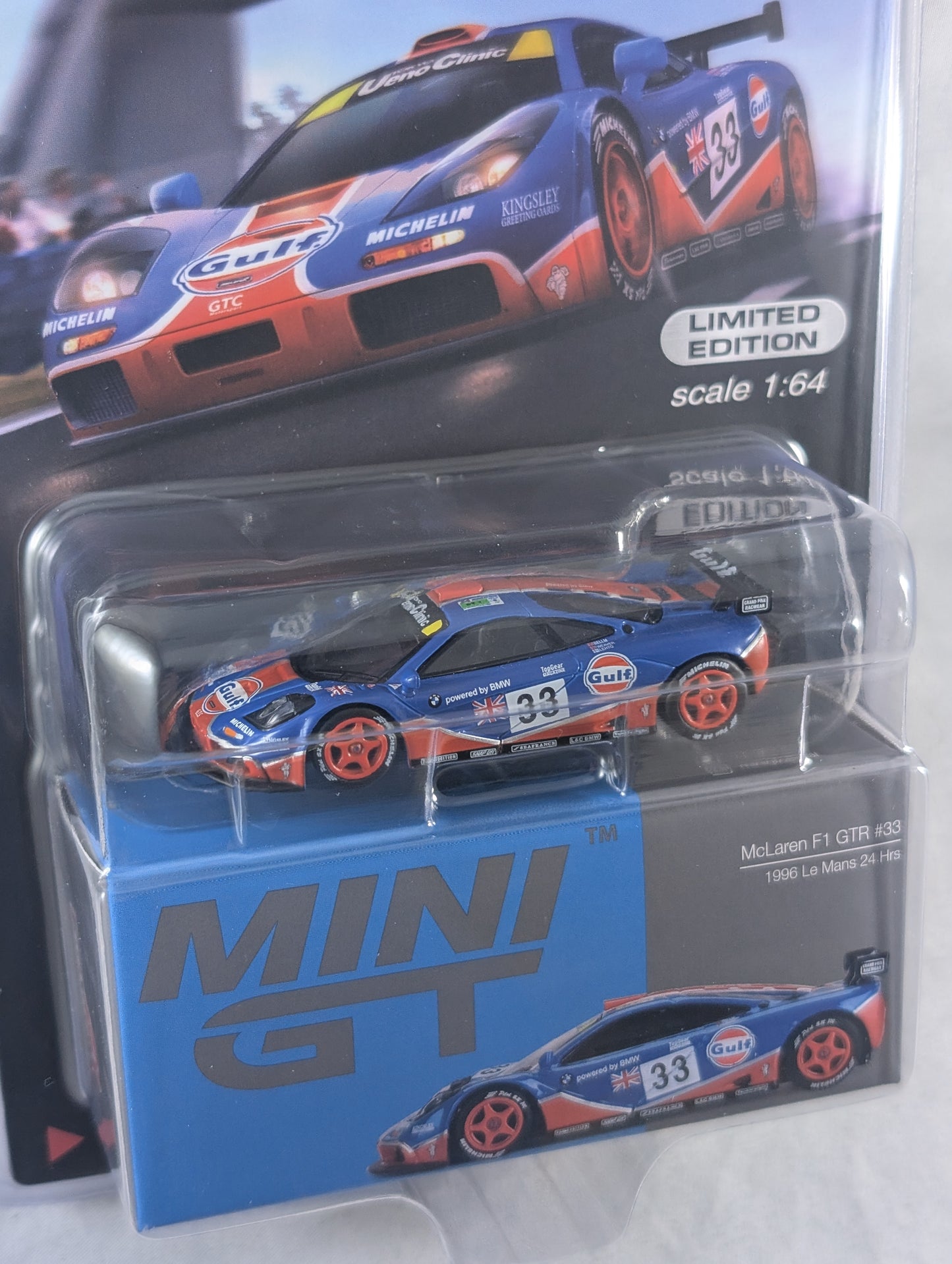 Mini GT McLaren F1 GTR #33 1996 Le Mans 24 Hrs Mijo Exclusive
