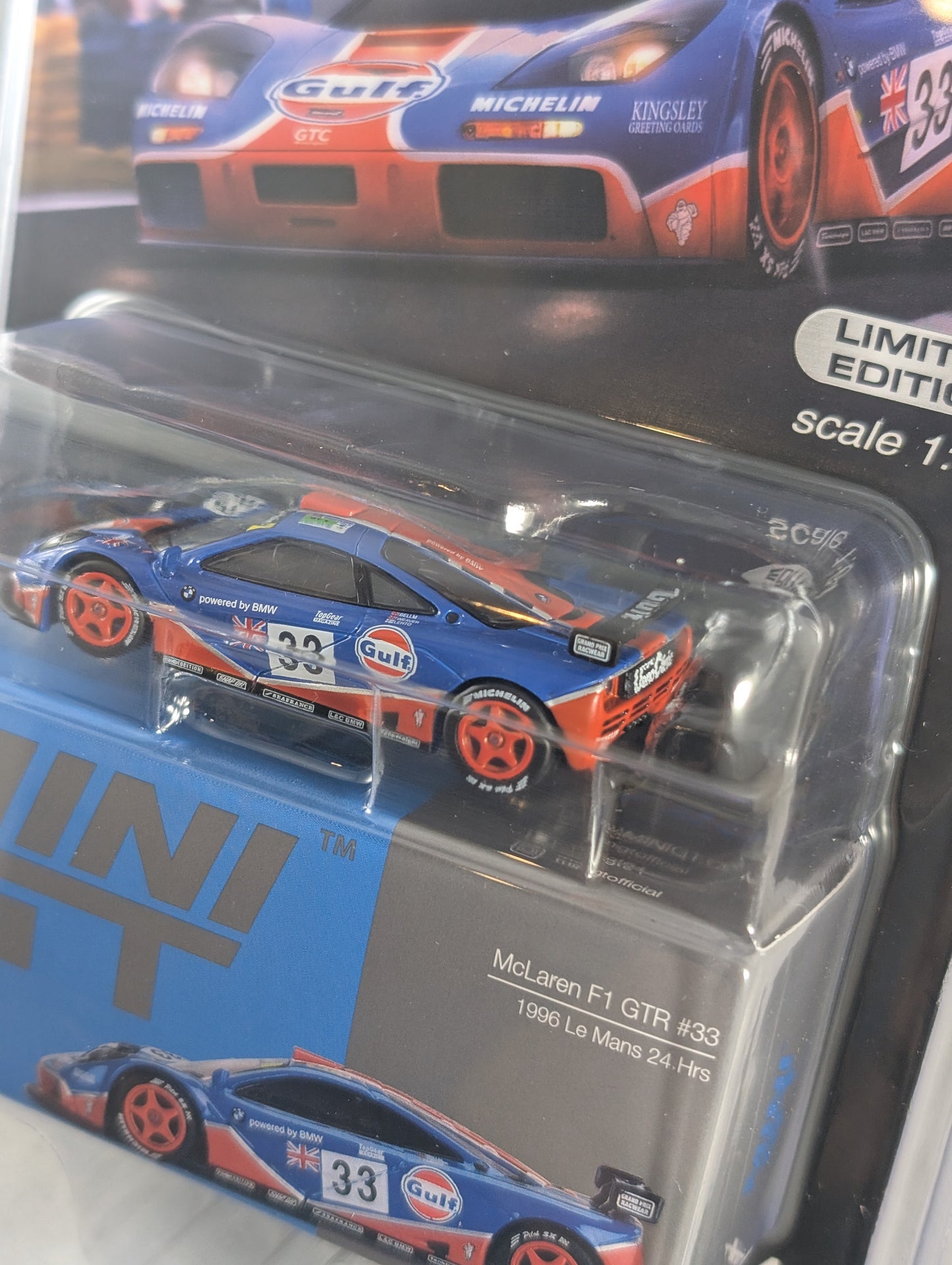 Mini GT McLaren F1 GTR #33 1996 Le Mans 24 Hrs Mijo Exclusive
