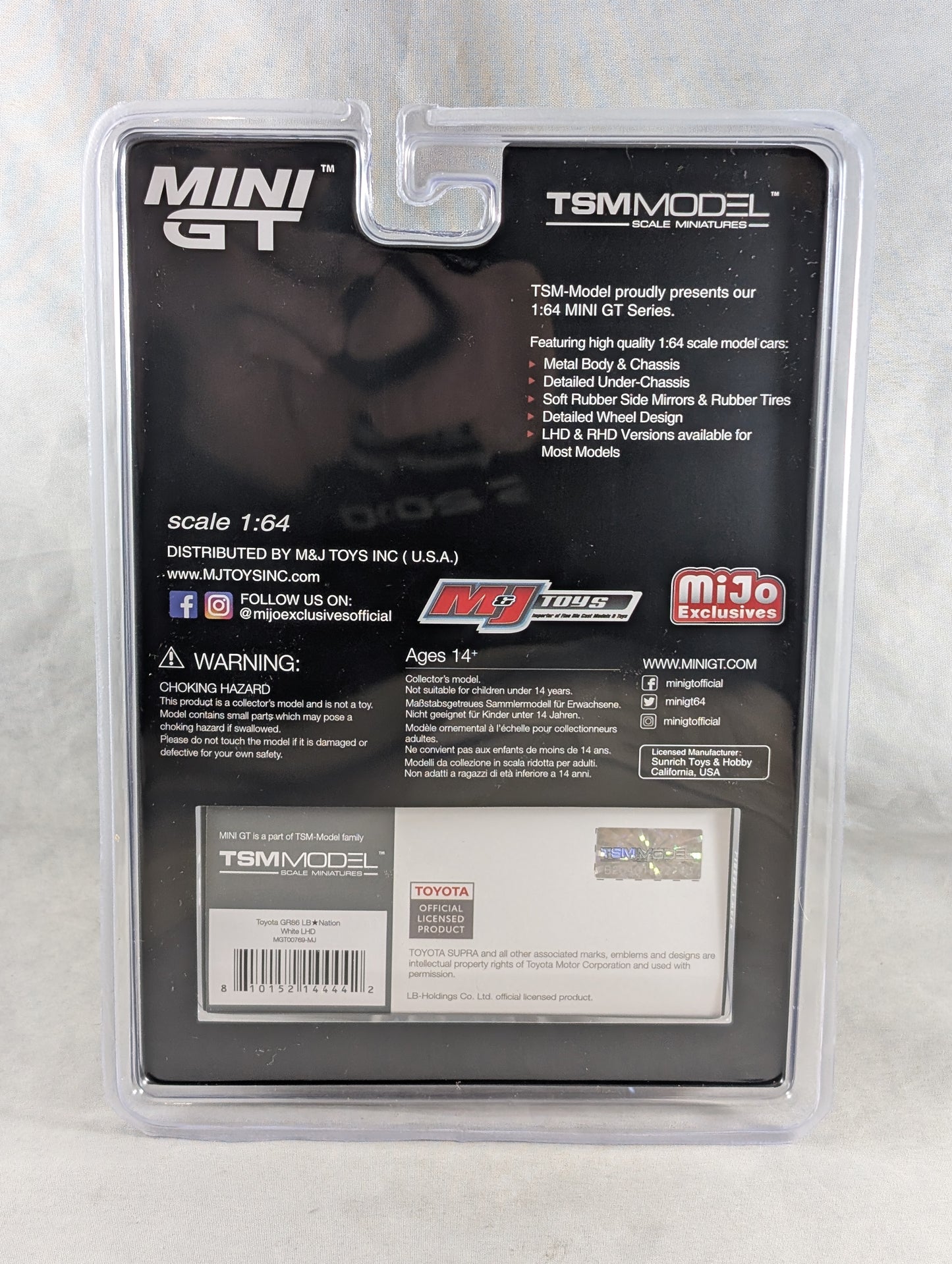 Mini GT Toyota GR86 LB Nation White