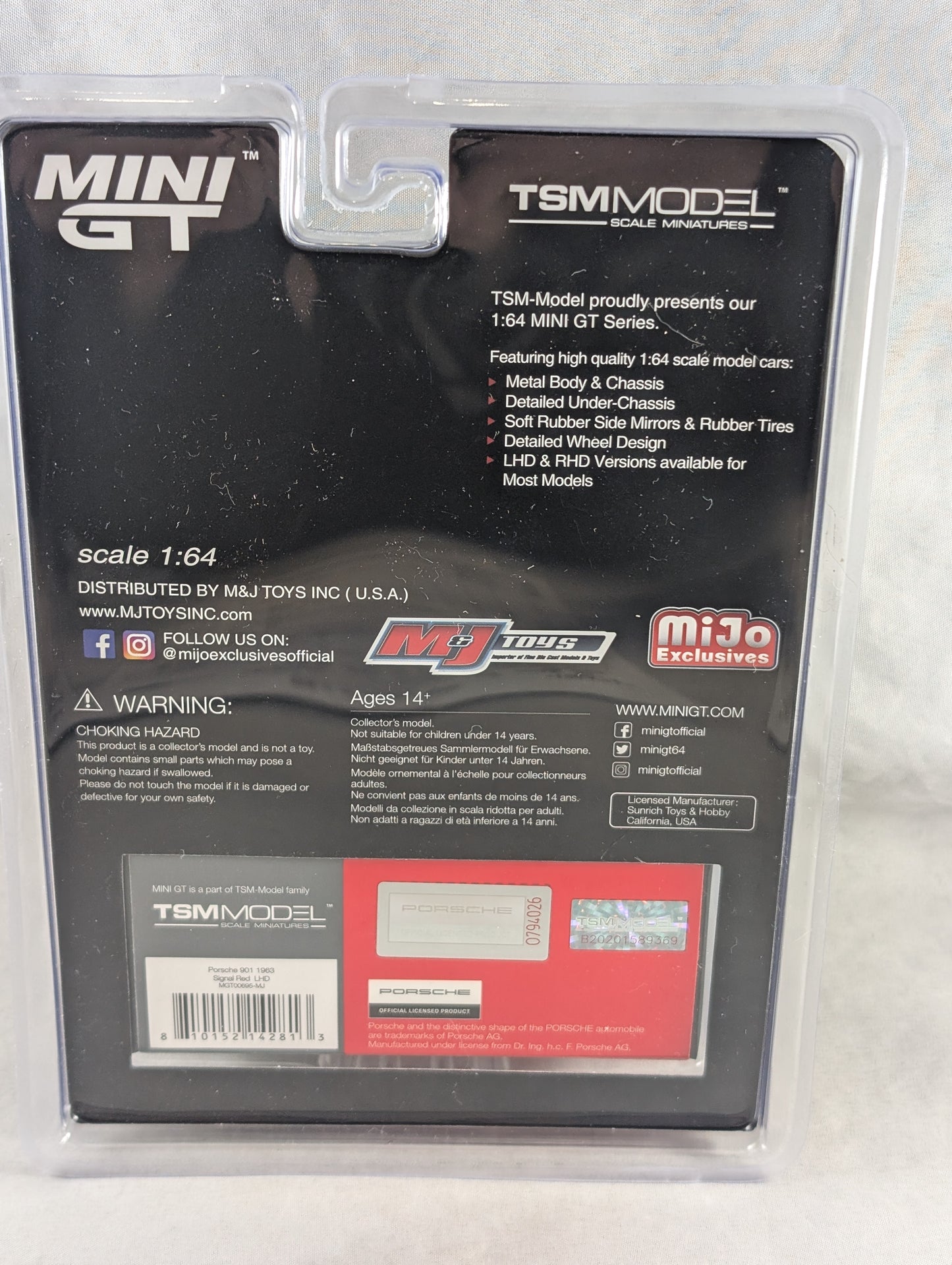Mini GT Porsche 901 1963 Signal Red