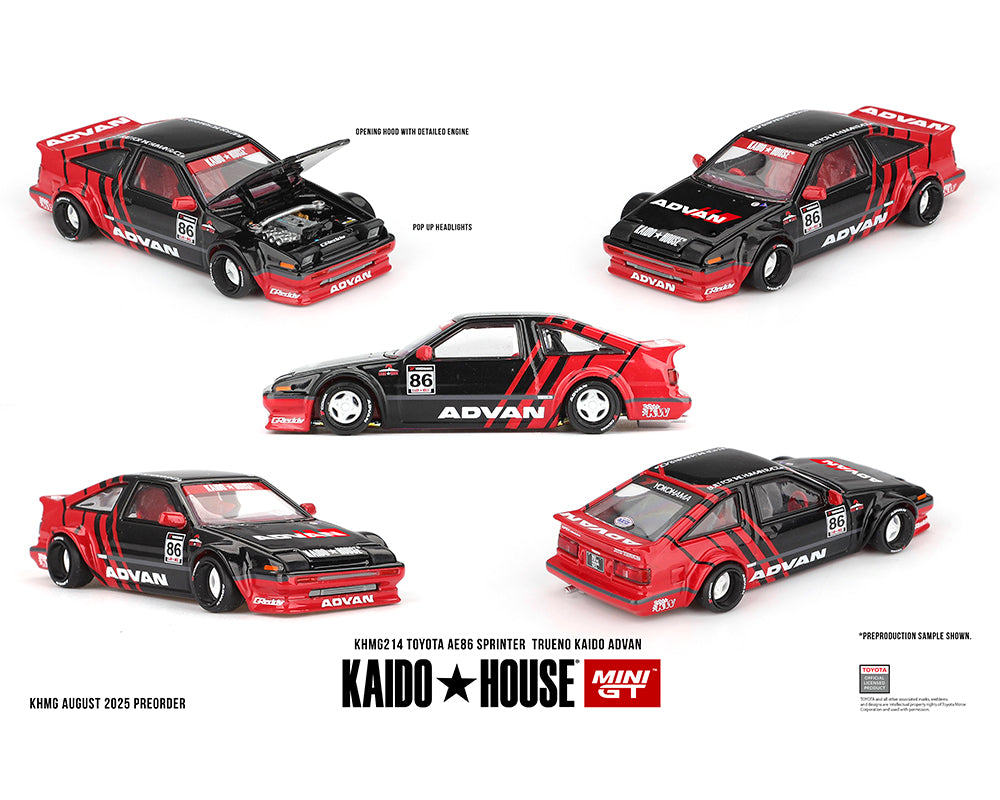 Kaido House Toyota AE86 Sprinter Trueno Kaido Advan