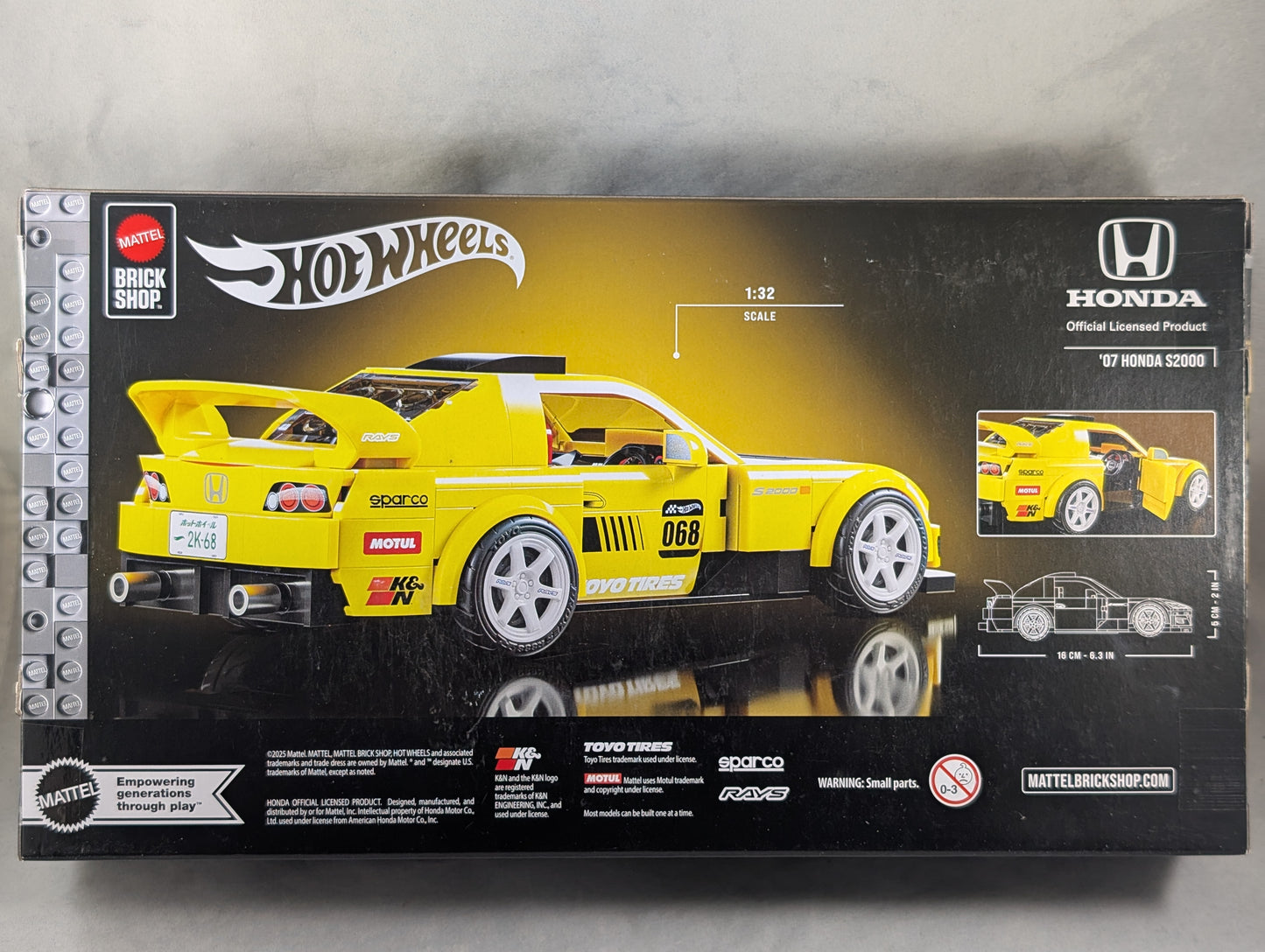 Hot Wheels Brick Shop Lego Honda S2000