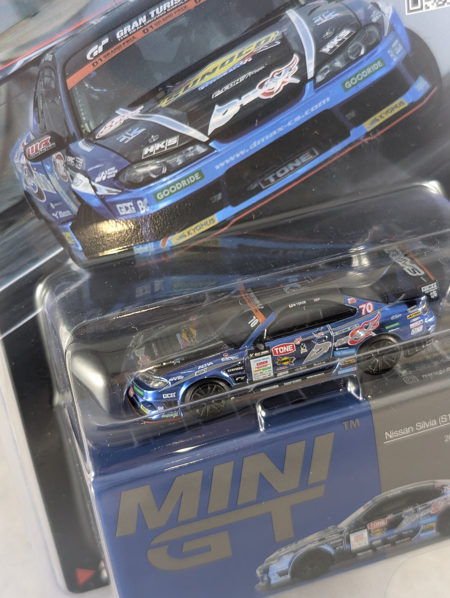 Mini GT Nissan Silvia S15 D-MAX #70 D-MAX Racing 2023 D1 Grand Prix