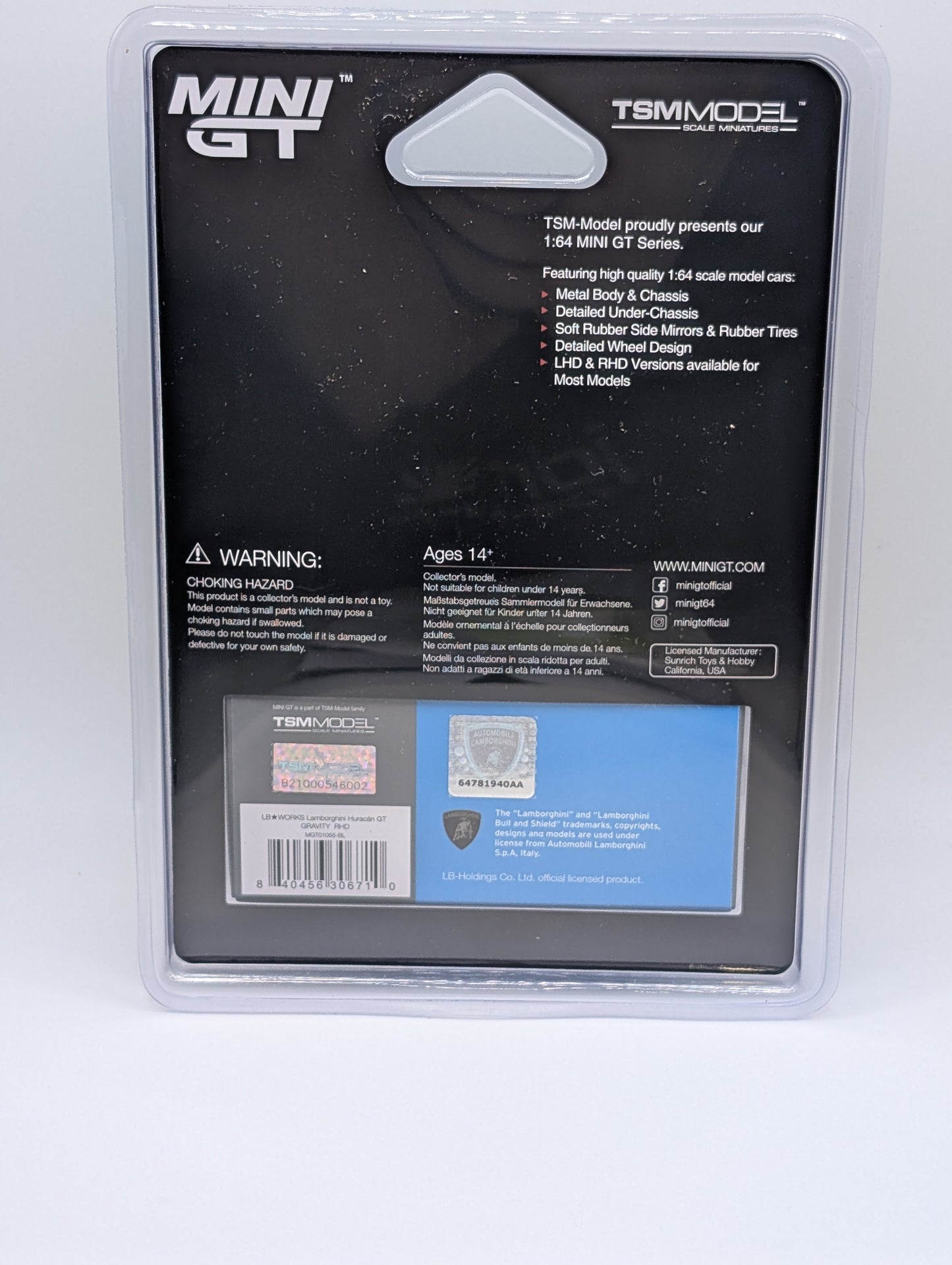 Mini GT Lamborghini Huracan GT Liberty Walk Gravity