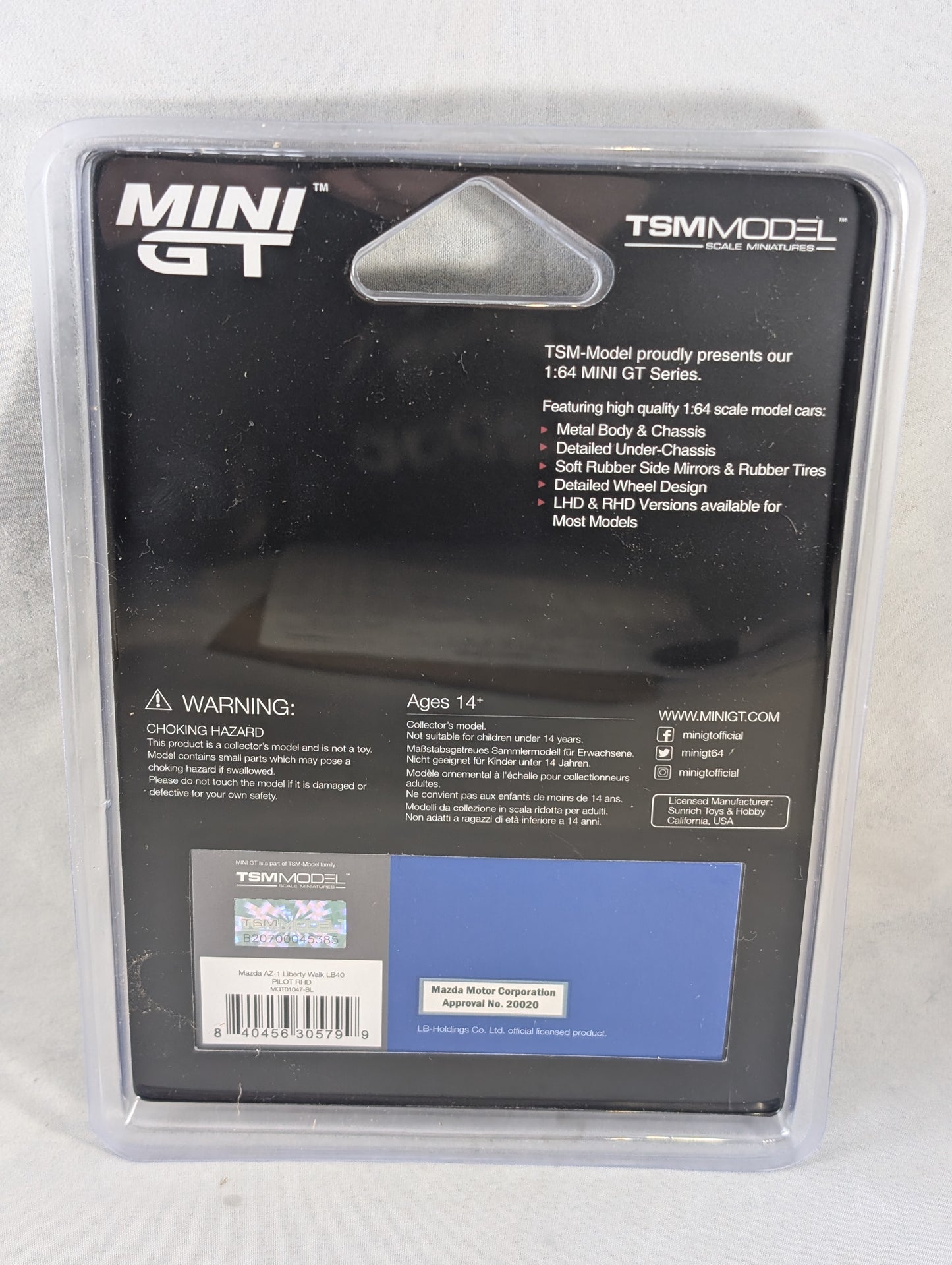 Mini GT Mazda AZ-1 Liberty Walk LB40