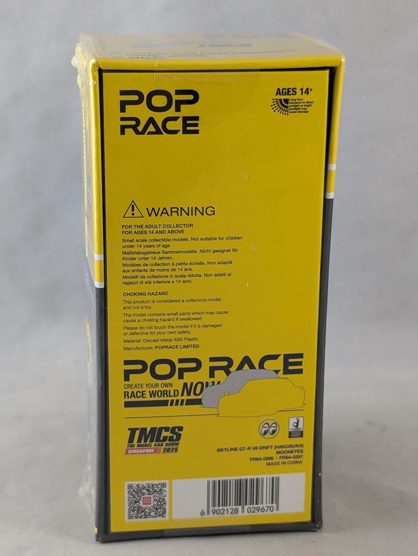 Pop Race Skyline GTR V8 Drift Hakosuka Mooneye TM S Singapore 2025 Sealed