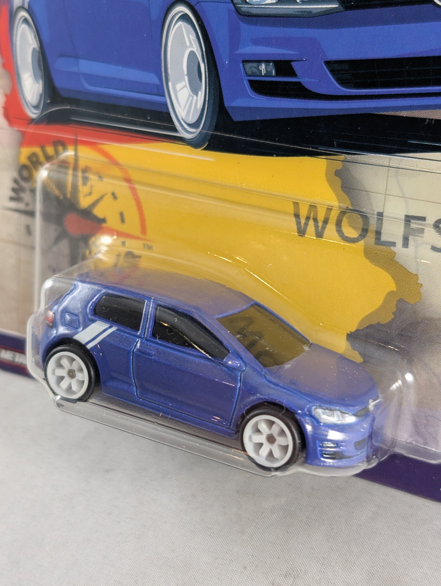 Hot Wheels Volkswagen golf MK7 world tour