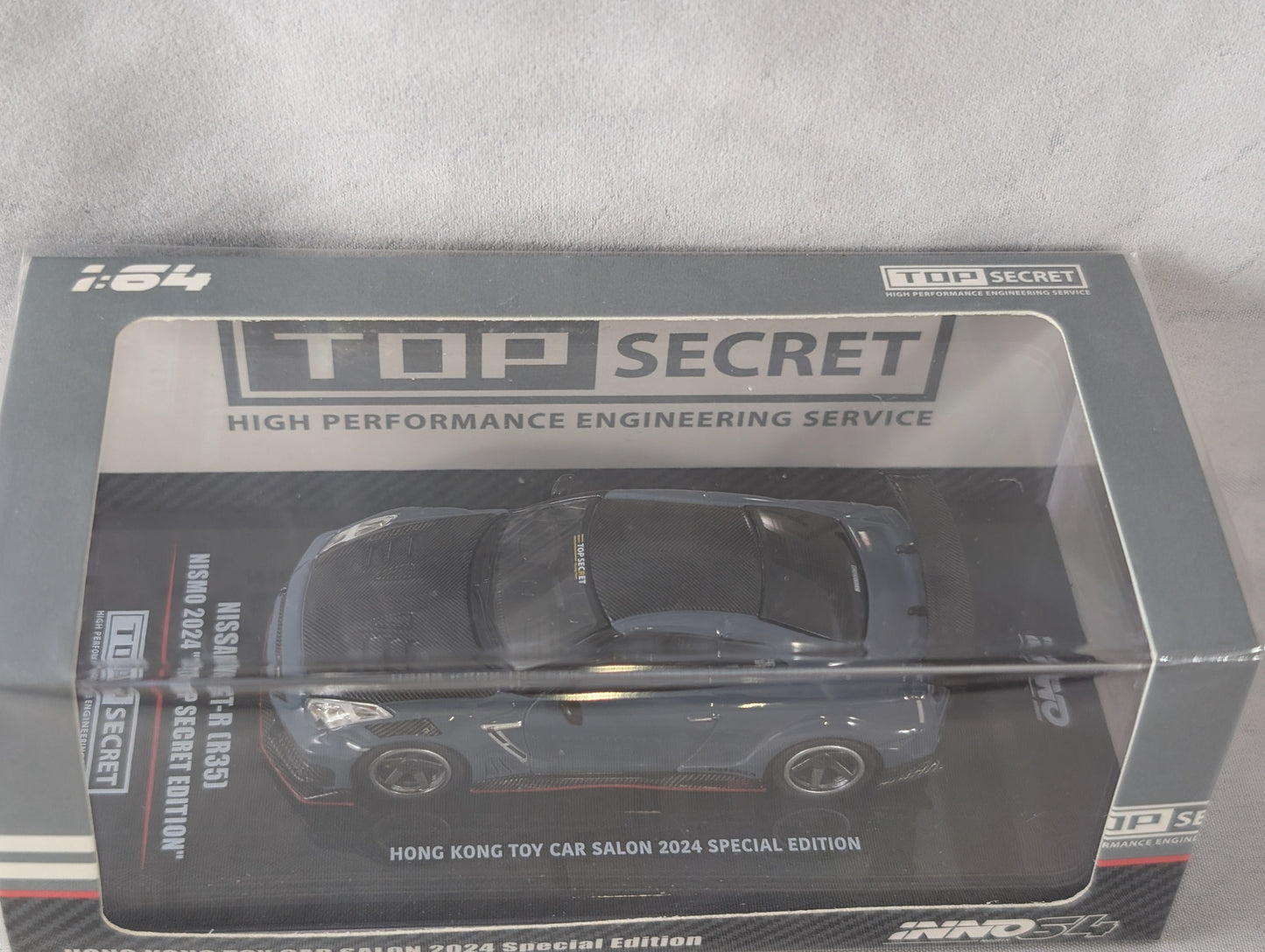 INNO64 Nissan GTR r35 Top Secret Edition Hong Kong toy car salon 2024 special edition