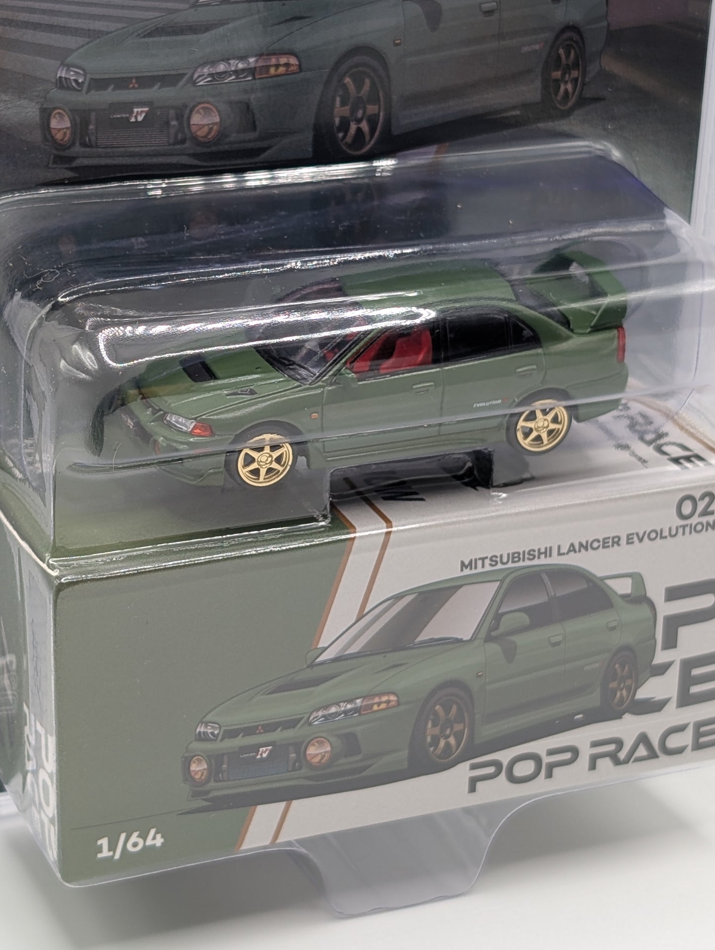 Pop Race 1/64 Enigma Mitsubishi Lancer Evolution IV