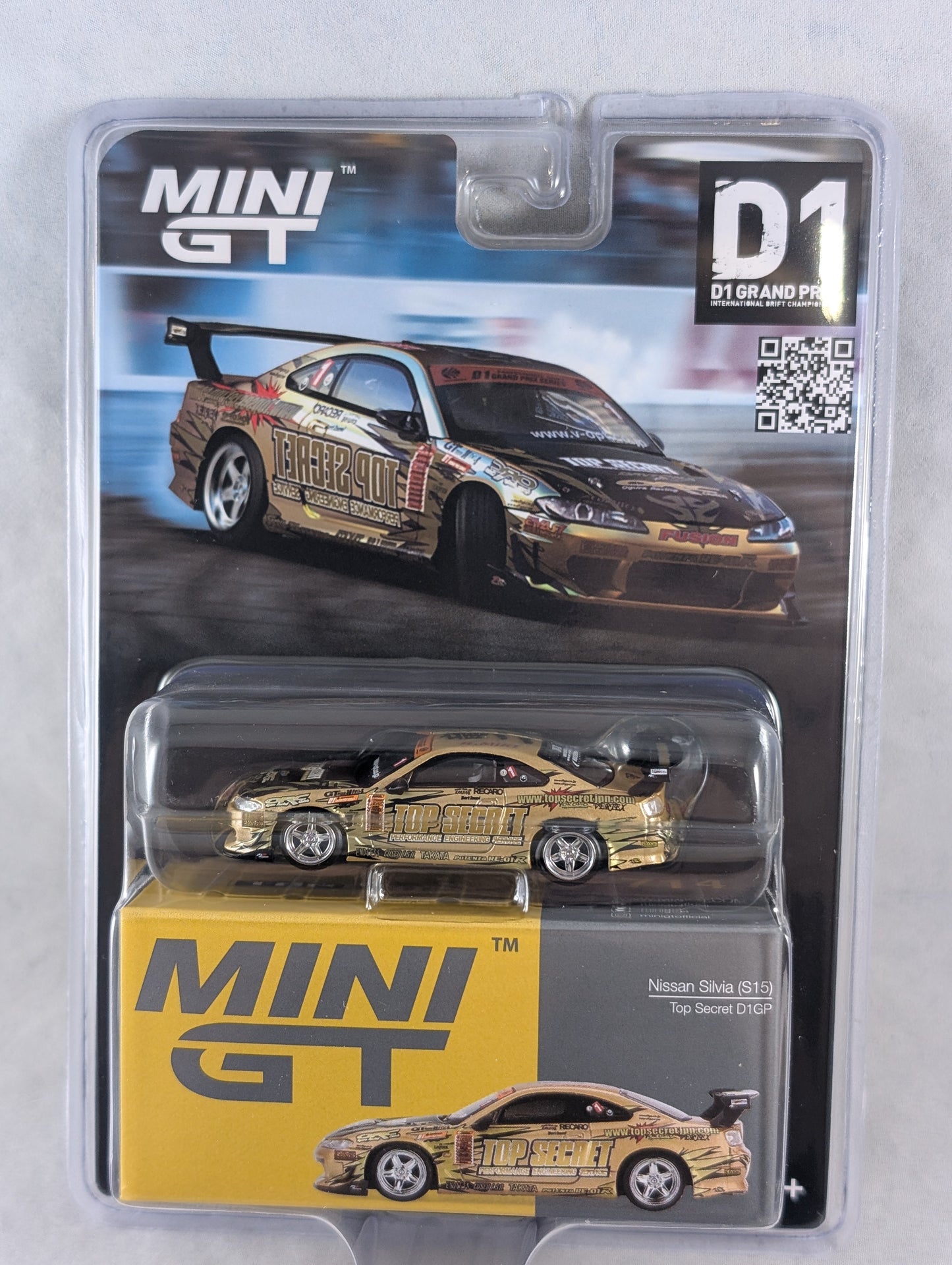 Mini GT Nissan Silvia S15 Top Secret S15 Grand Prix