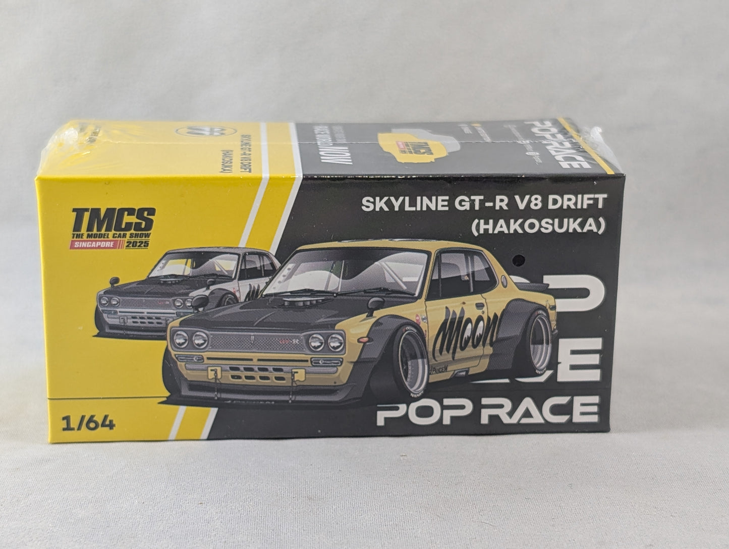Pop Race Skyline GTR V8 Drift Hakosuka Mooneye TM S Singapore 2025 Sealed