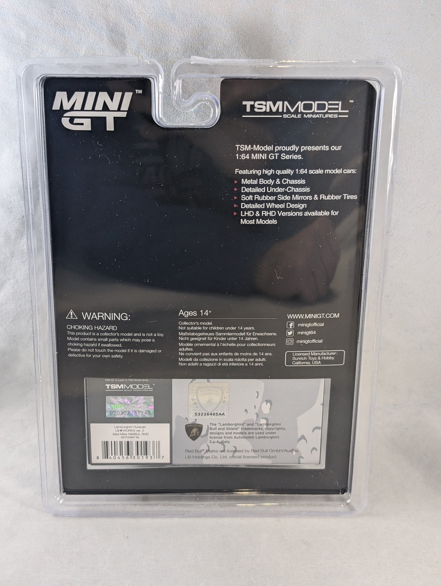 Mini GT Lamborghini Huracan Mad Mike