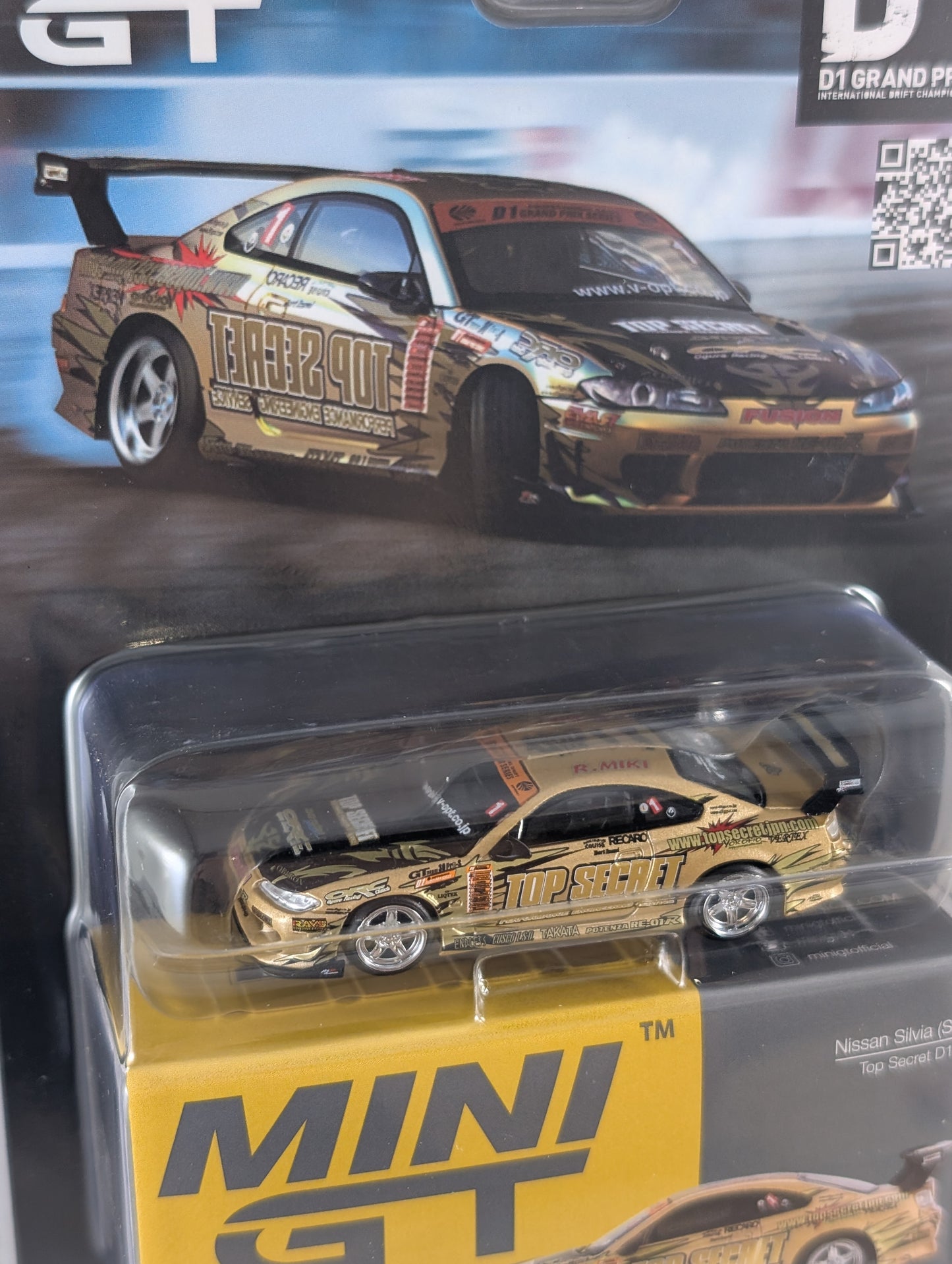 Mini GT Nissan Silvia S15 Top Secret S15 Grand Prix