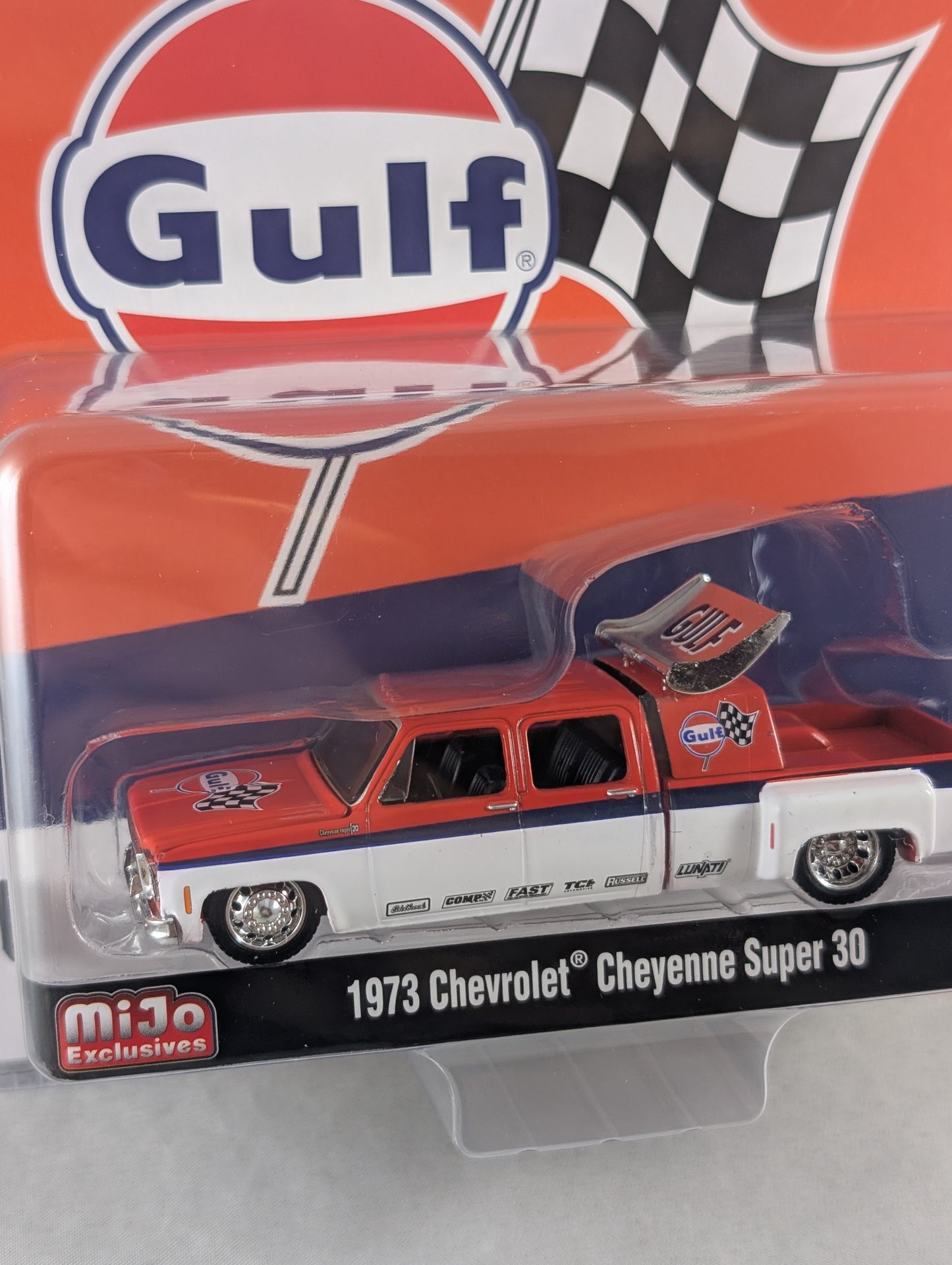 M2 Machines 1977 Chevy Cheyenne Super 30 Gulf racing Mijo Exclusive