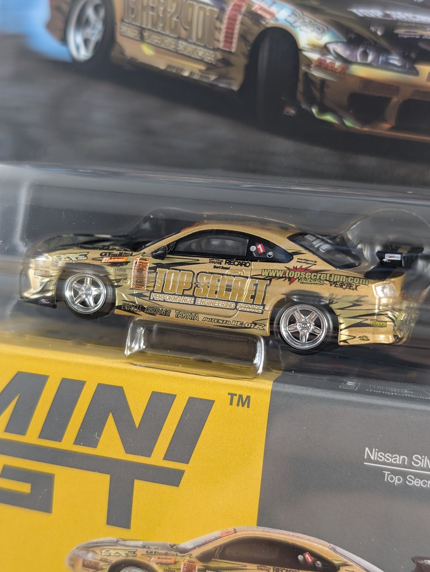 Mini GT Nissan Silvia S15 Top Secret S15 Grand Prix