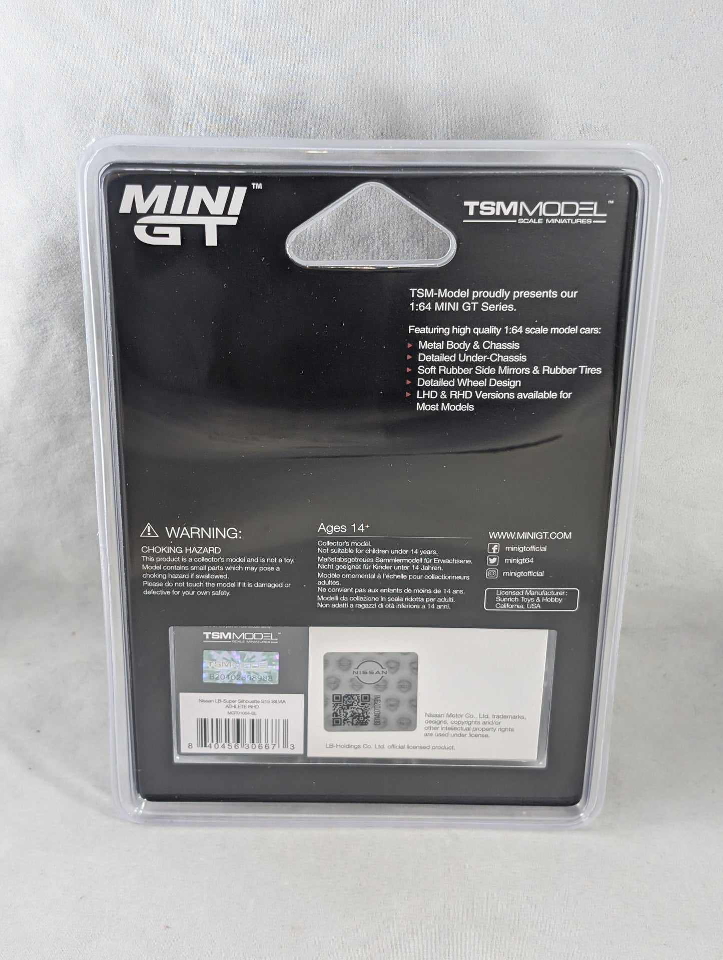 Mini GT Nissan Silvia S15 Liberty Walk Super Silhouette Athlete