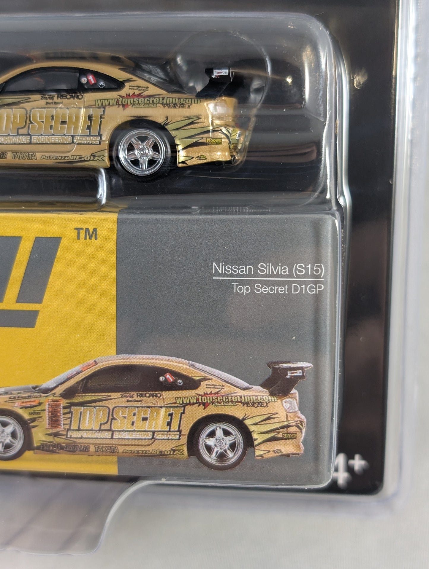 Mini GT Nissan Silvia S15 Top Secret S15 Grand Prix