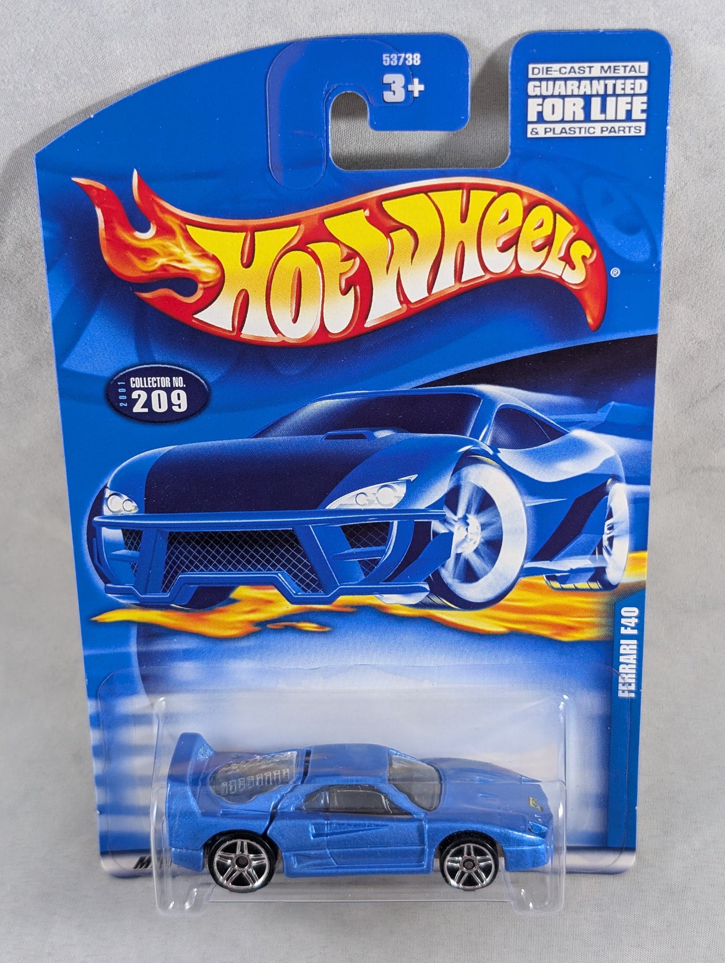 2001 Hot Wheels Ferrari f40 With Protector