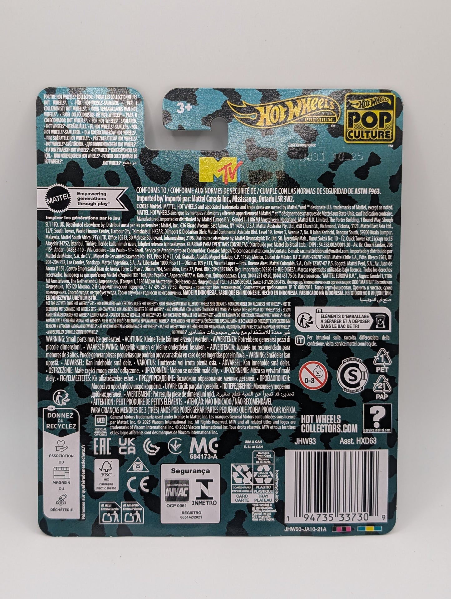 Hot Wheels '84 Corvette MTV