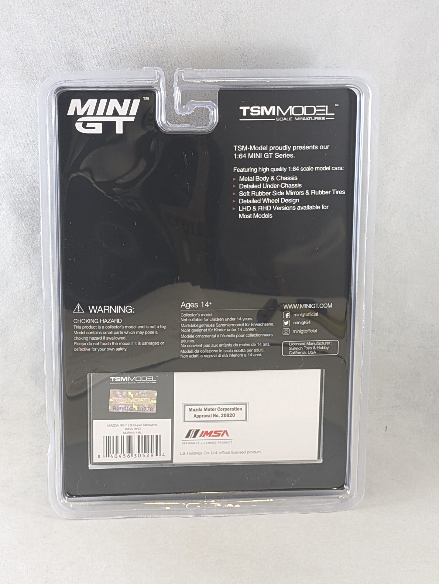 Mini GT Mazda RX7 Liberty Walk Super Silhouette IMSA #1