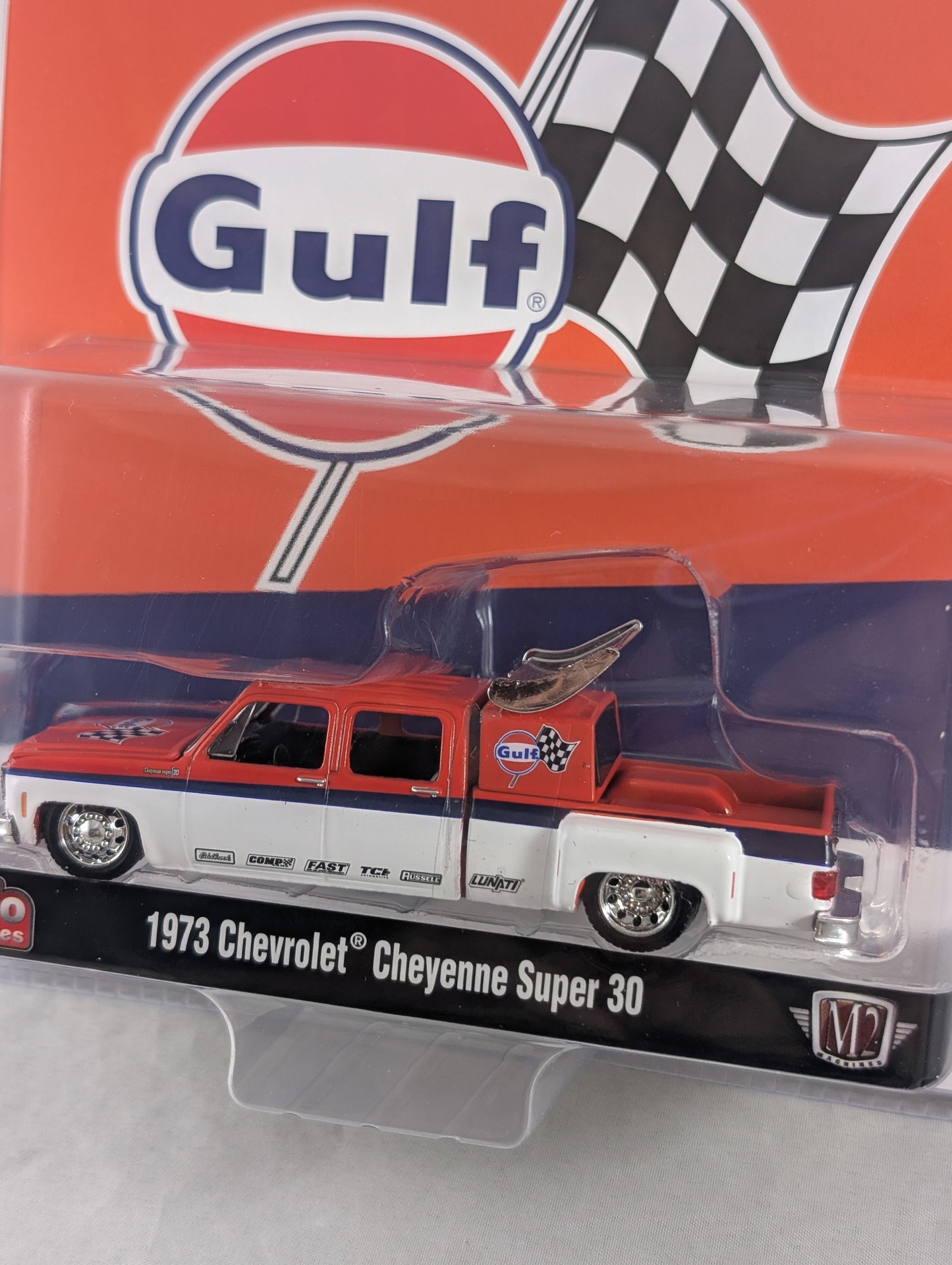 M2 Machines 1977 Chevy Cheyenne Super 30 Gulf racing Mijo Exclusive